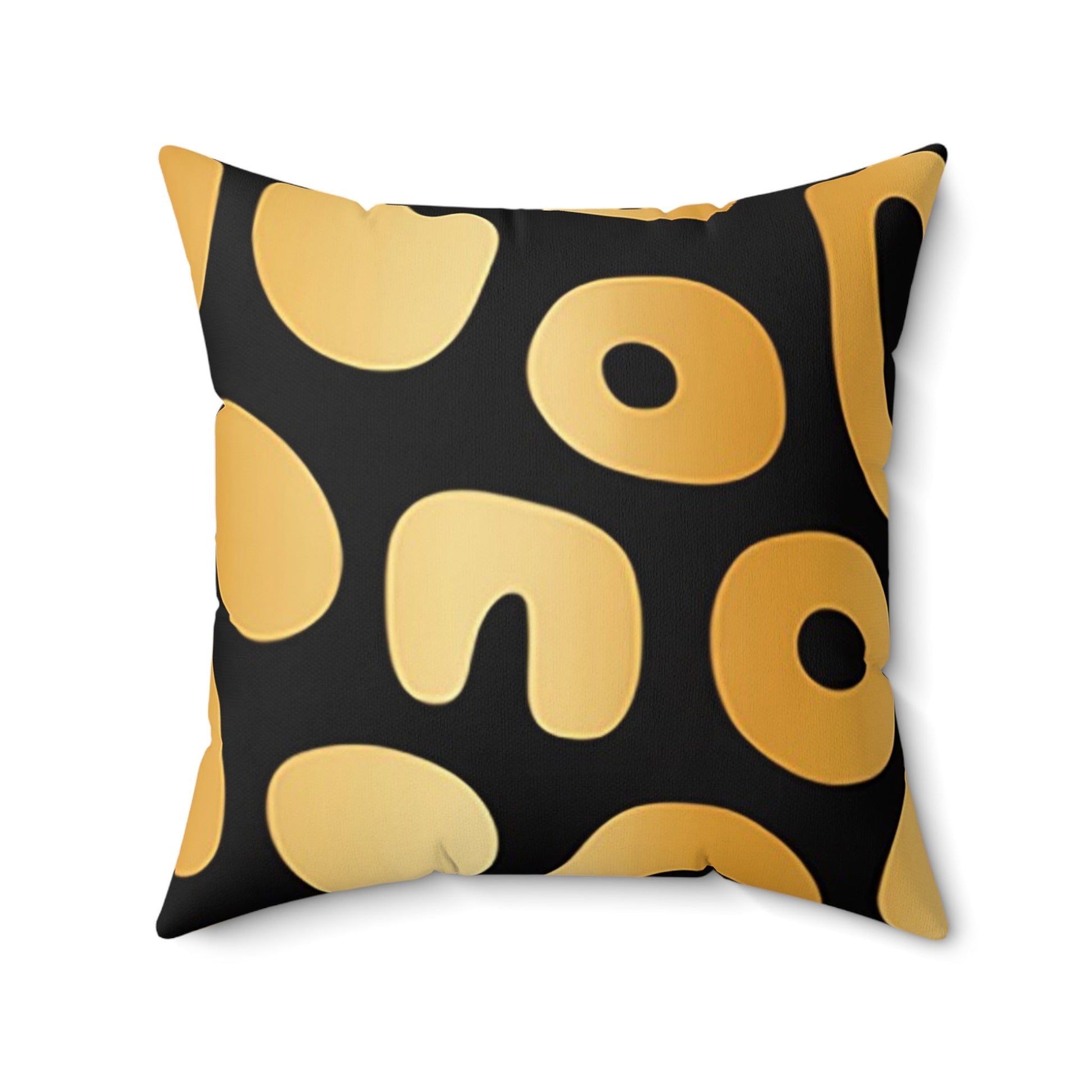 Black and Gold Abstract Throw Pillow, Artsulli - Art is Long, Life is Short, Home Decor, , , , , , , 