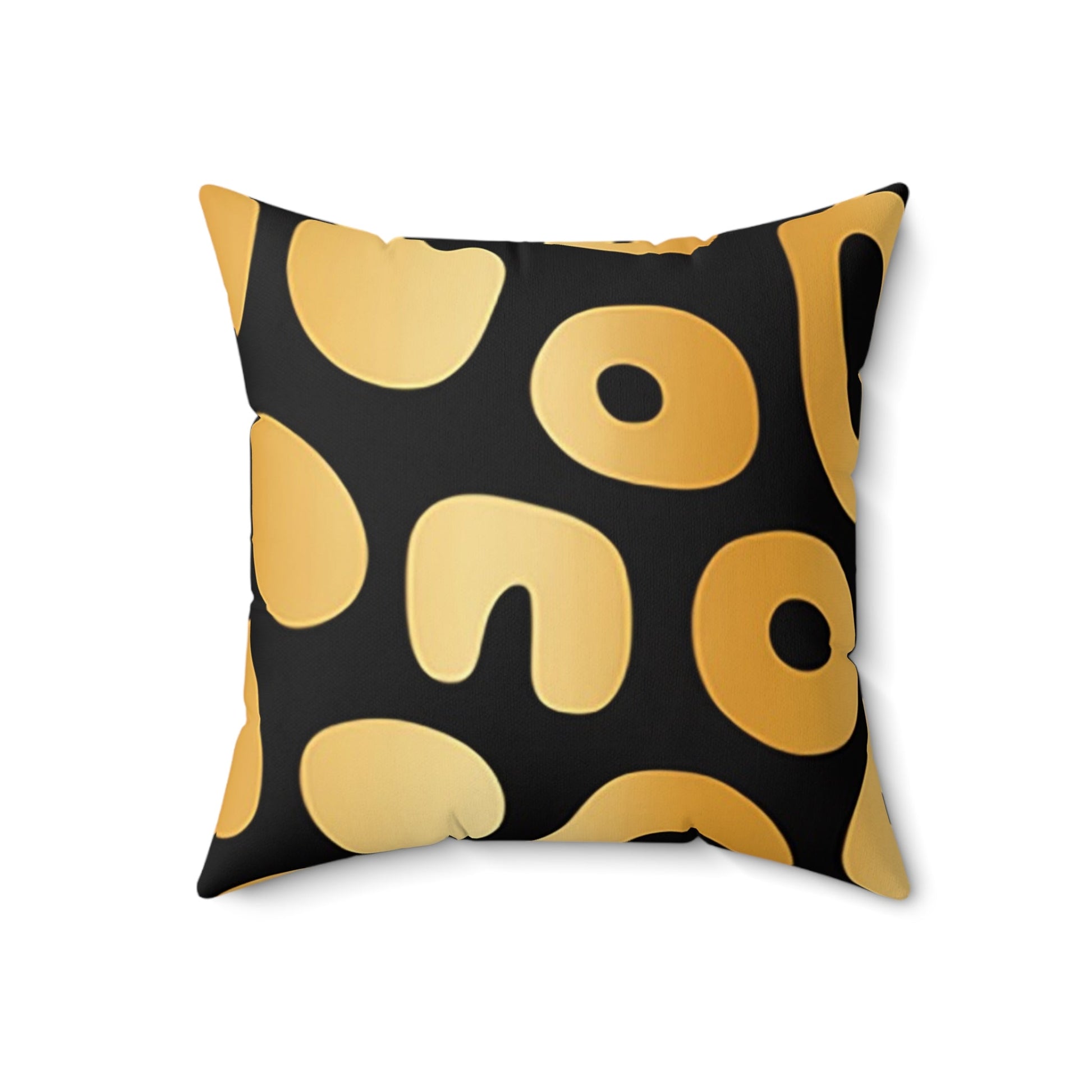 Black and Gold Abstract Throw Pillow, Artsulli - Art is Long, Life is Short, Home Decor, , , , , , , 
