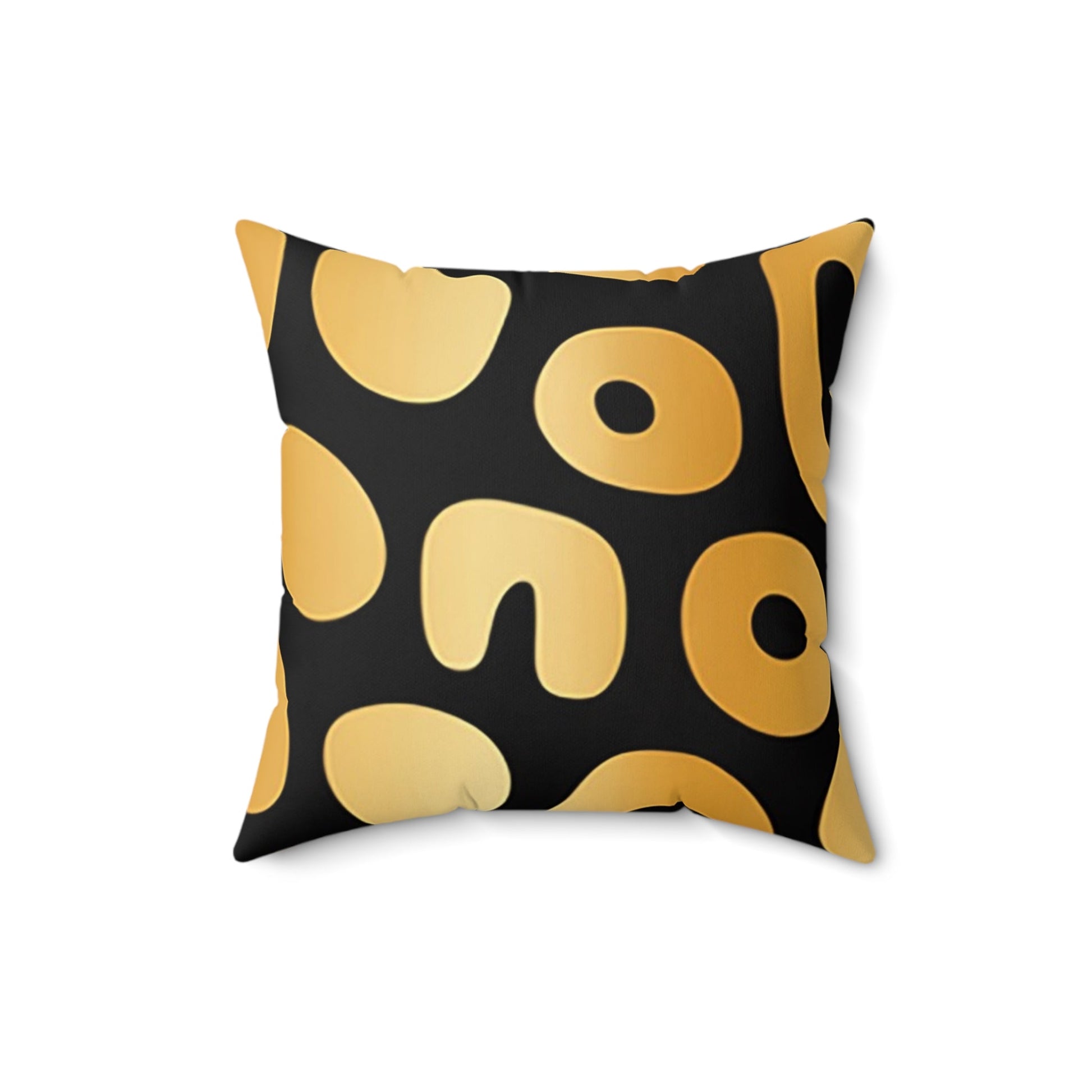 Black and Gold Abstract Throw Pillow, Artsulli - Art is Long, Life is Short, Home Decor, , , , , , , 