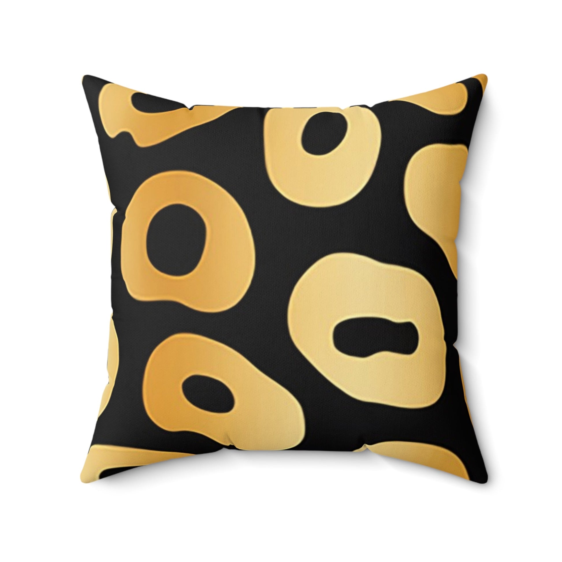 Black and Gold Abstract Throw Pillow, Artsulli - Art is Long, Life is Short, Home Decor, Size, 20" × 20", , , , , 27283078853979269783