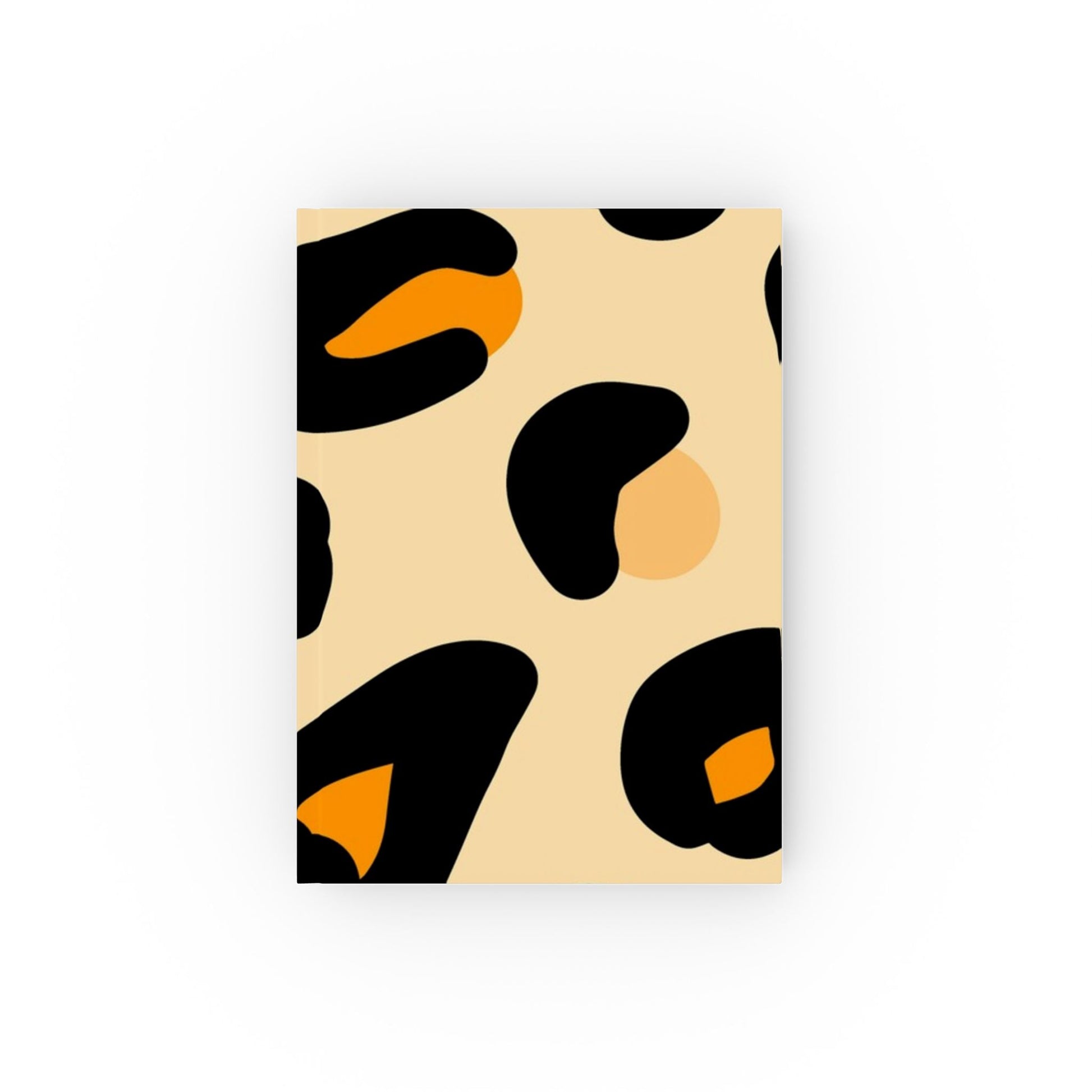 Black and Orange Leopard Print Journal, Artsulli - Art is Long, Life is Short, Paper products, Paper, Graph, Size, 5.2" x 7.4", , , 18463857698241124479