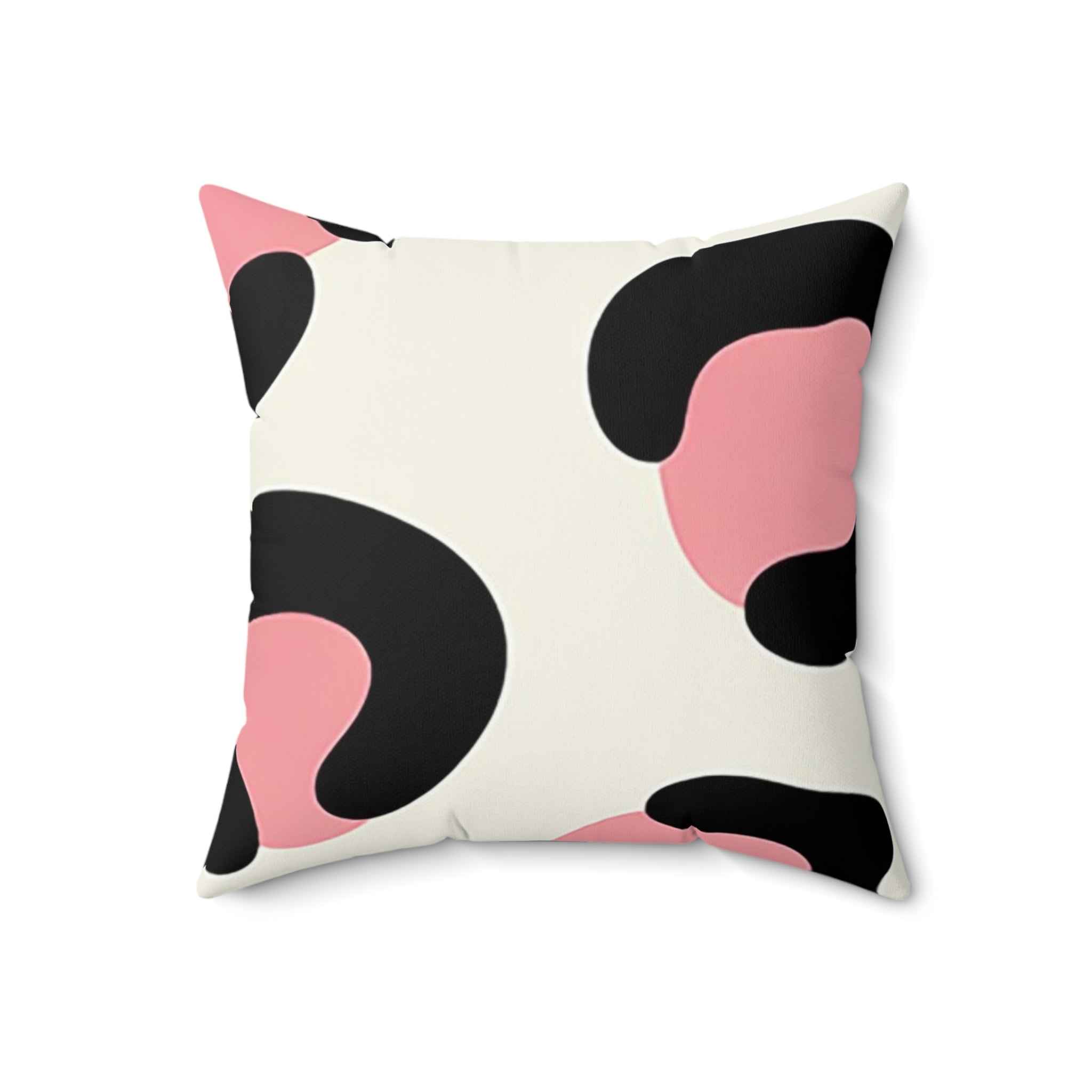 Black and Pink Abstract Throw Pillow, Artsulli - Art is Long, Life is Short, Home Decor, Size, 18" × 18", , , , , 27159541320426707409