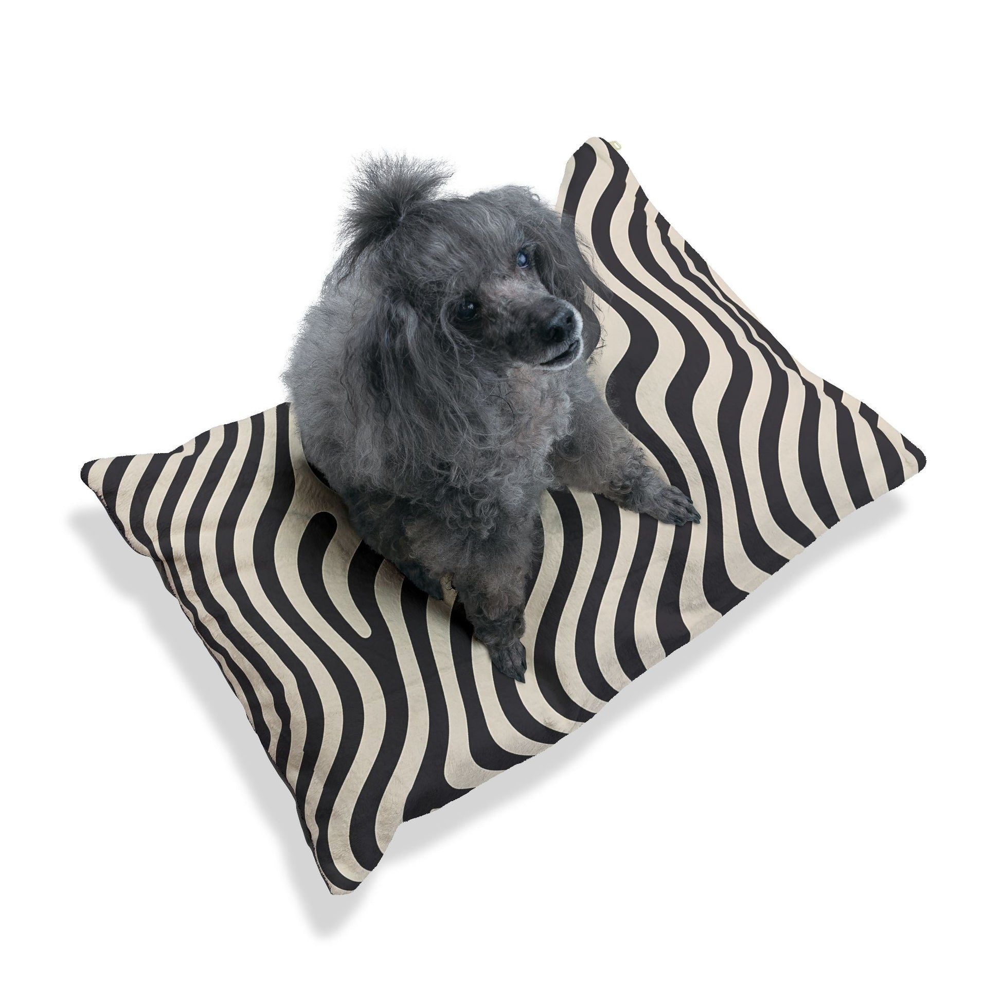 Black and Tan Wavy Stripe Pet Bed, Artsulli - Art is Long, Life is Short, Pets, , , , , , , 