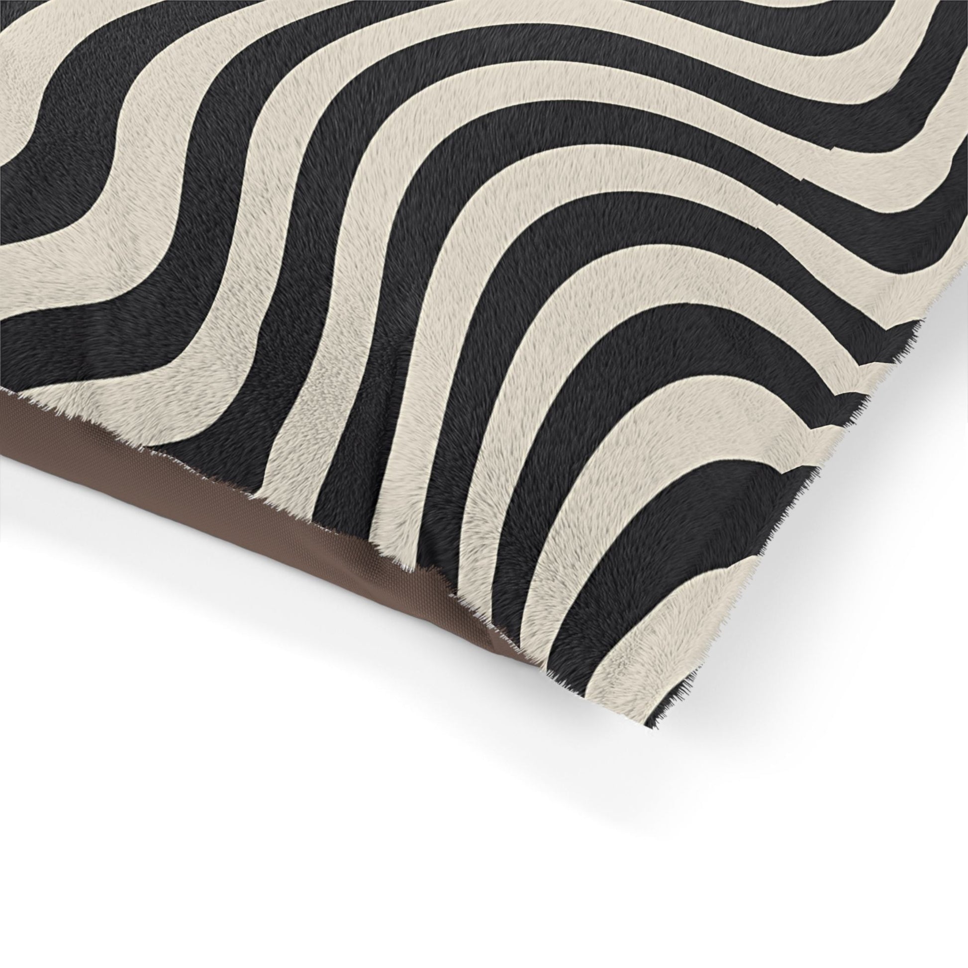 Black and Tan Wavy Stripe Pet Bed, Artsulli - Art is Long, Life is Short, Pets, , , , , , , 