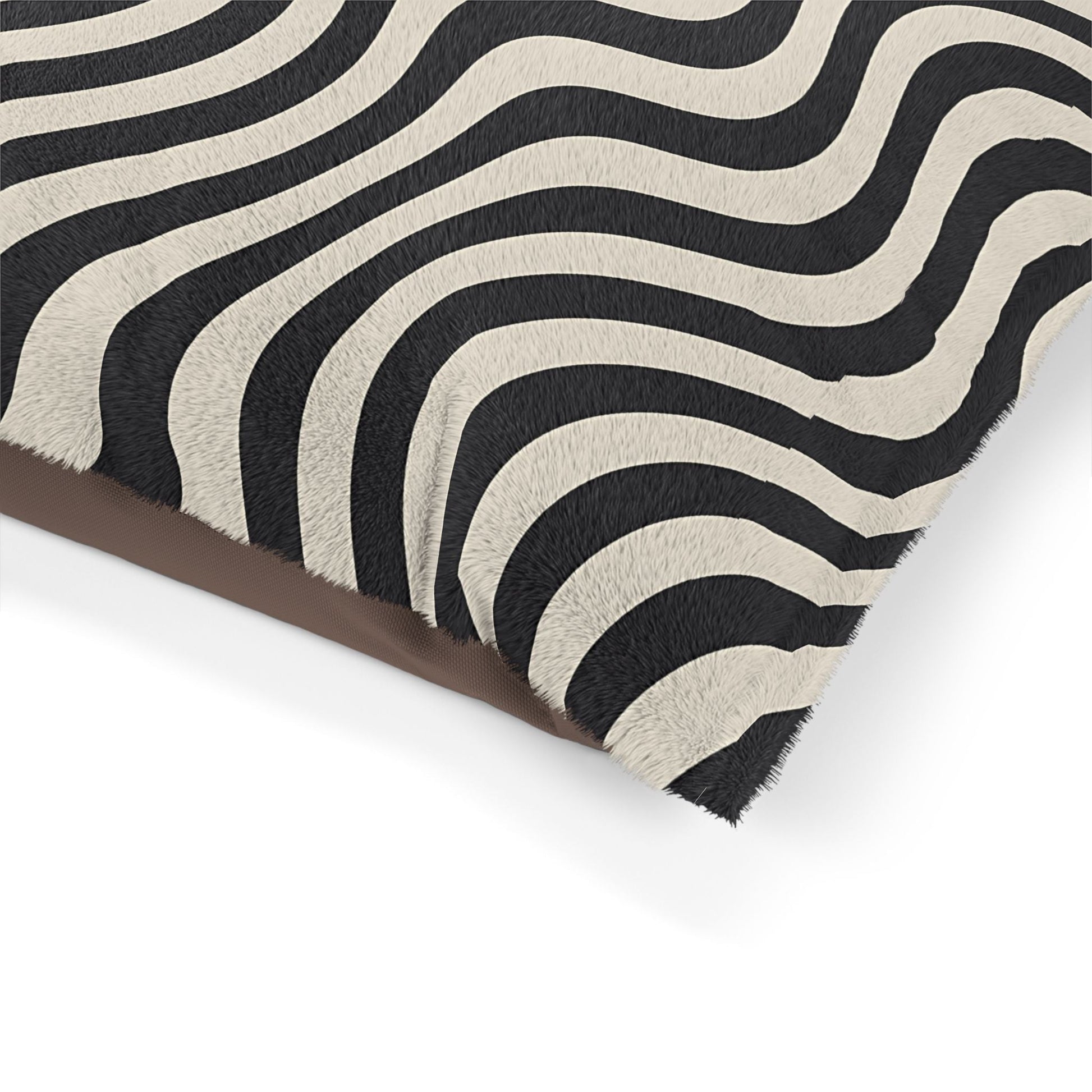 Black and Tan Wavy Stripe Pet Bed, Artsulli - Art is Long, Life is Short, Pets, , , , , , , 