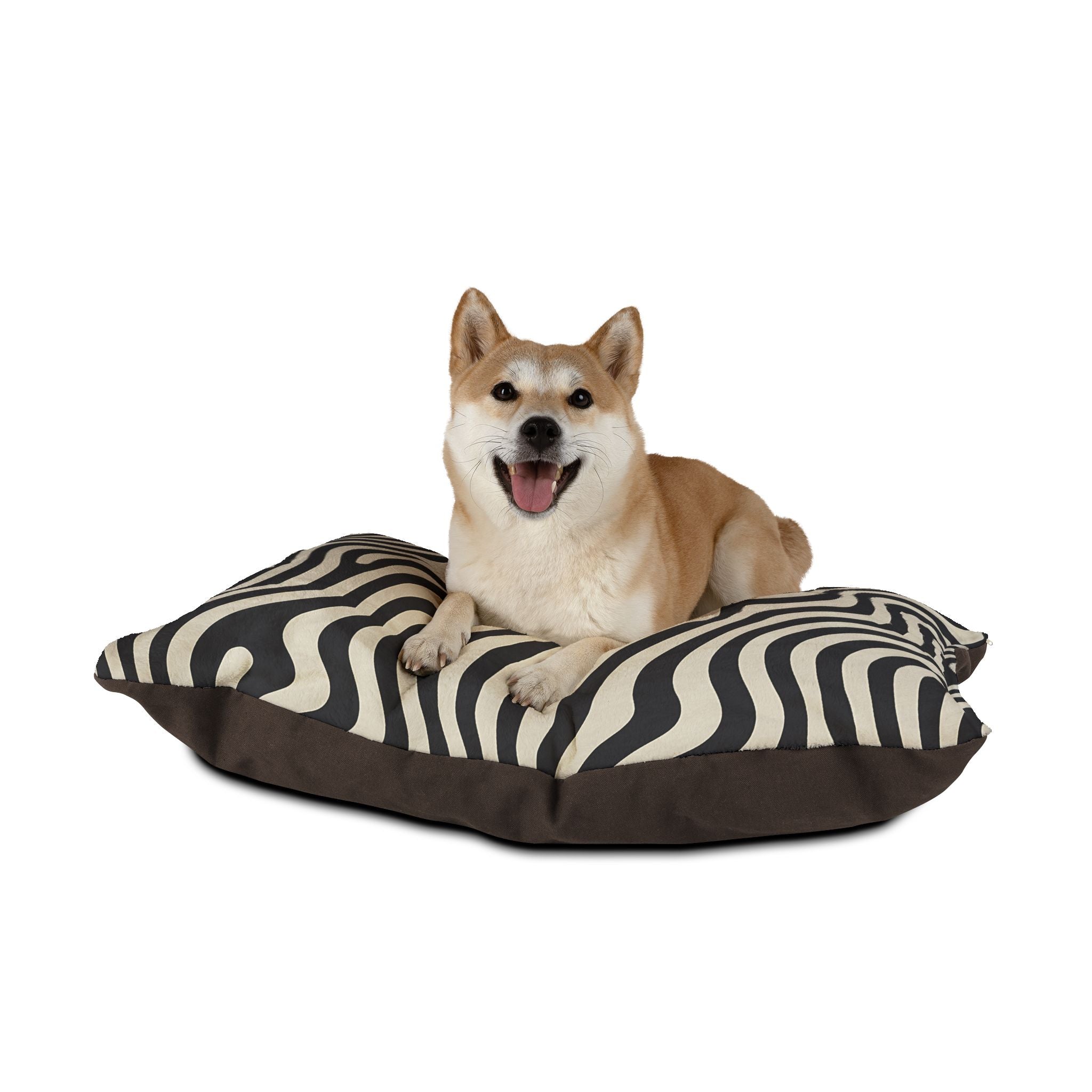 Black and Tan Wavy Stripe Pet Bed, Artsulli - Art is Long, Life is Short, Pets, , , , , , , 