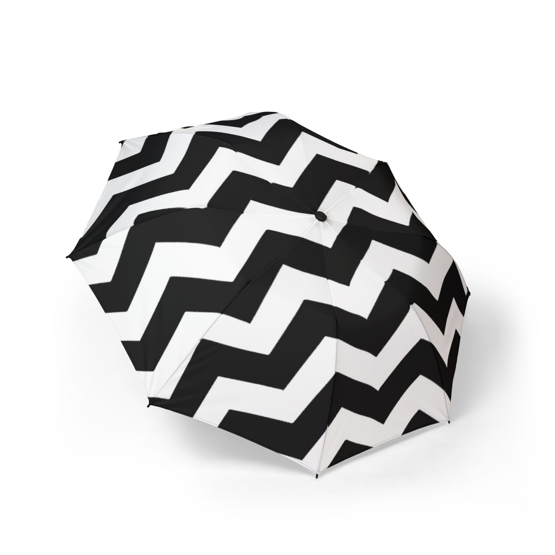 Black and White Chevron Umbrella, Artsulli - Art is Long, Life is Short, Accessories, Size, One size, , , , , 10489503943094522520