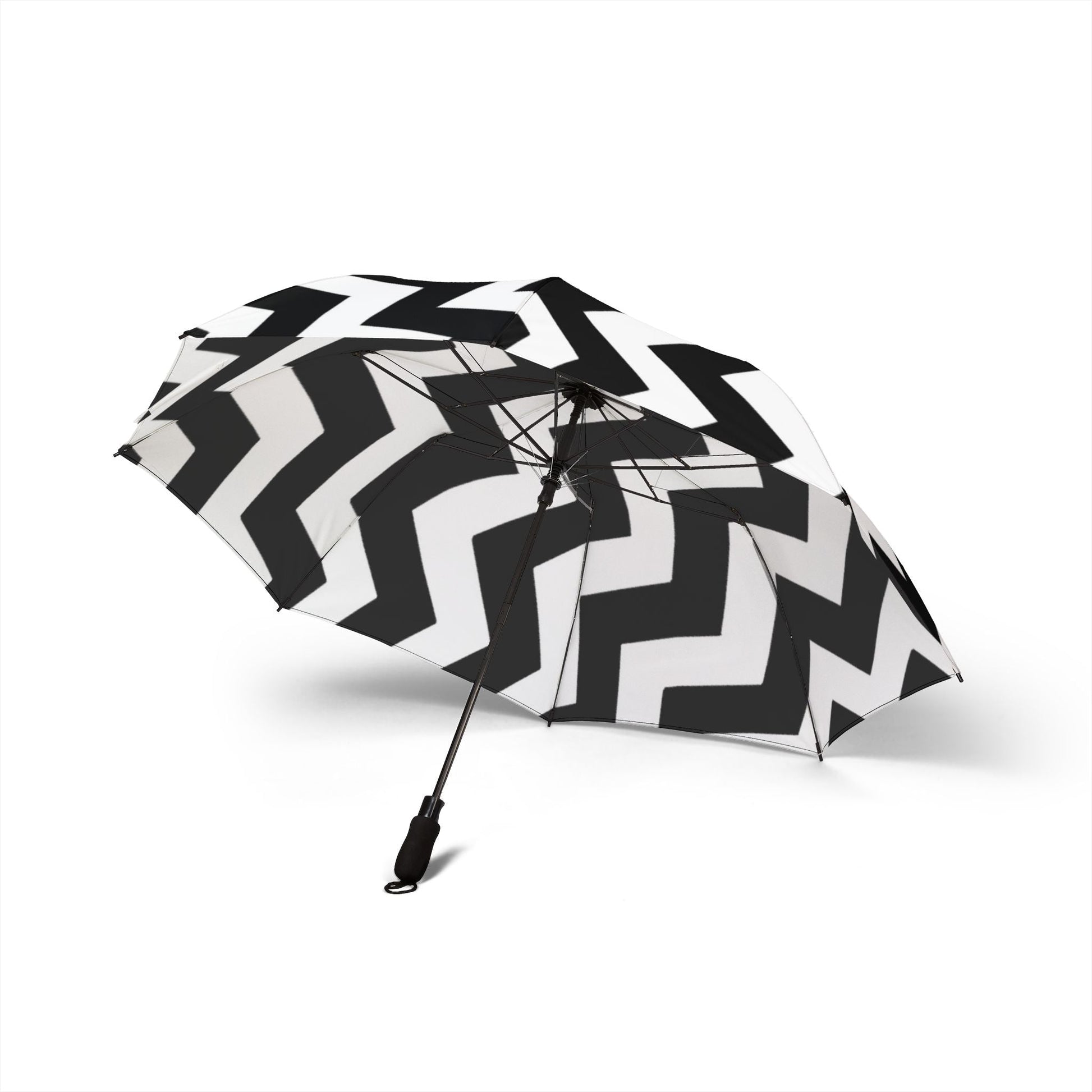 Black and White Chevron Umbrella, Artsulli - Art is Long, Life is Short, Accessories, , , , , , , 