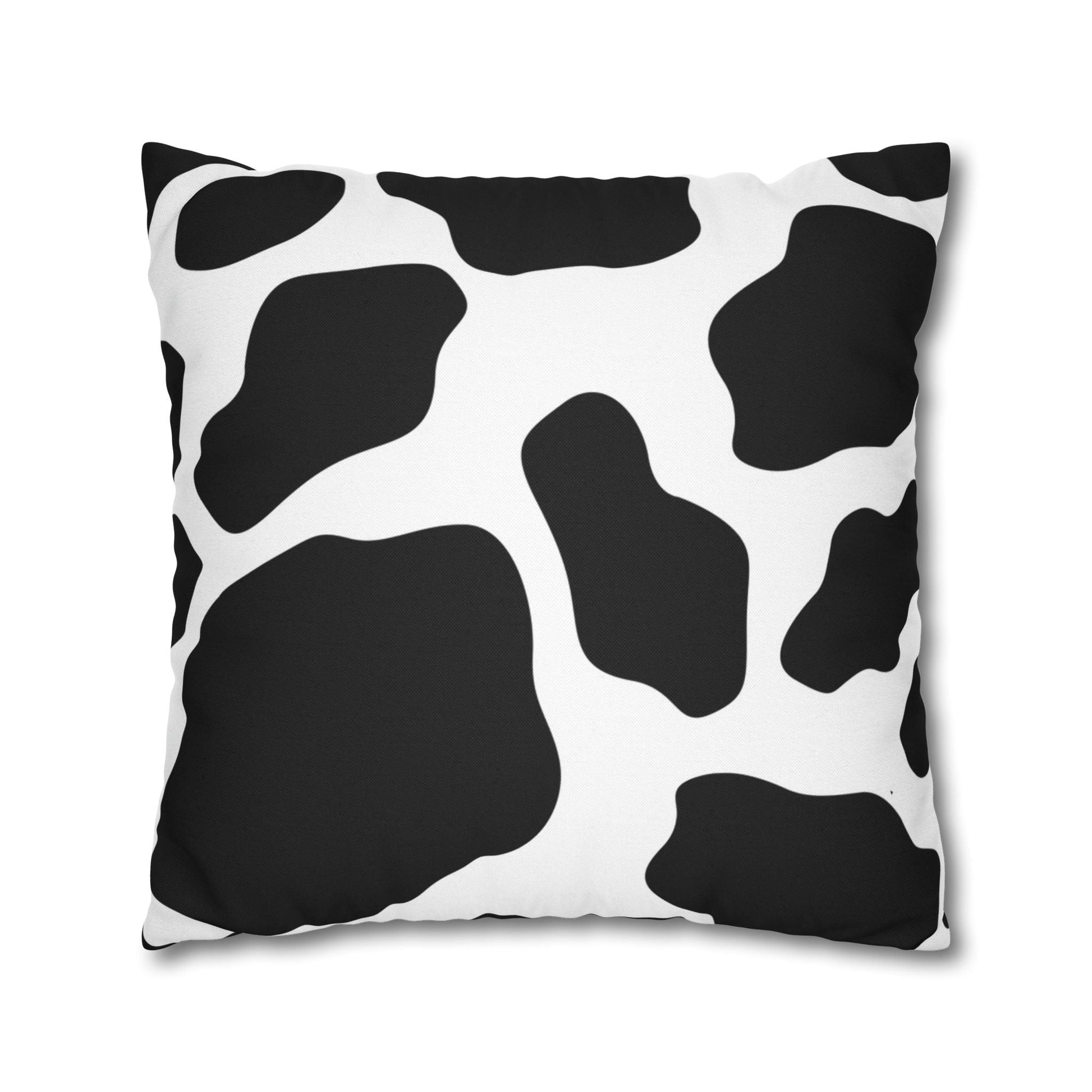 Black and White Cow Print Pillow, Artsulli - Art is Long, Life is Short, Home Decor, , , , , , , 