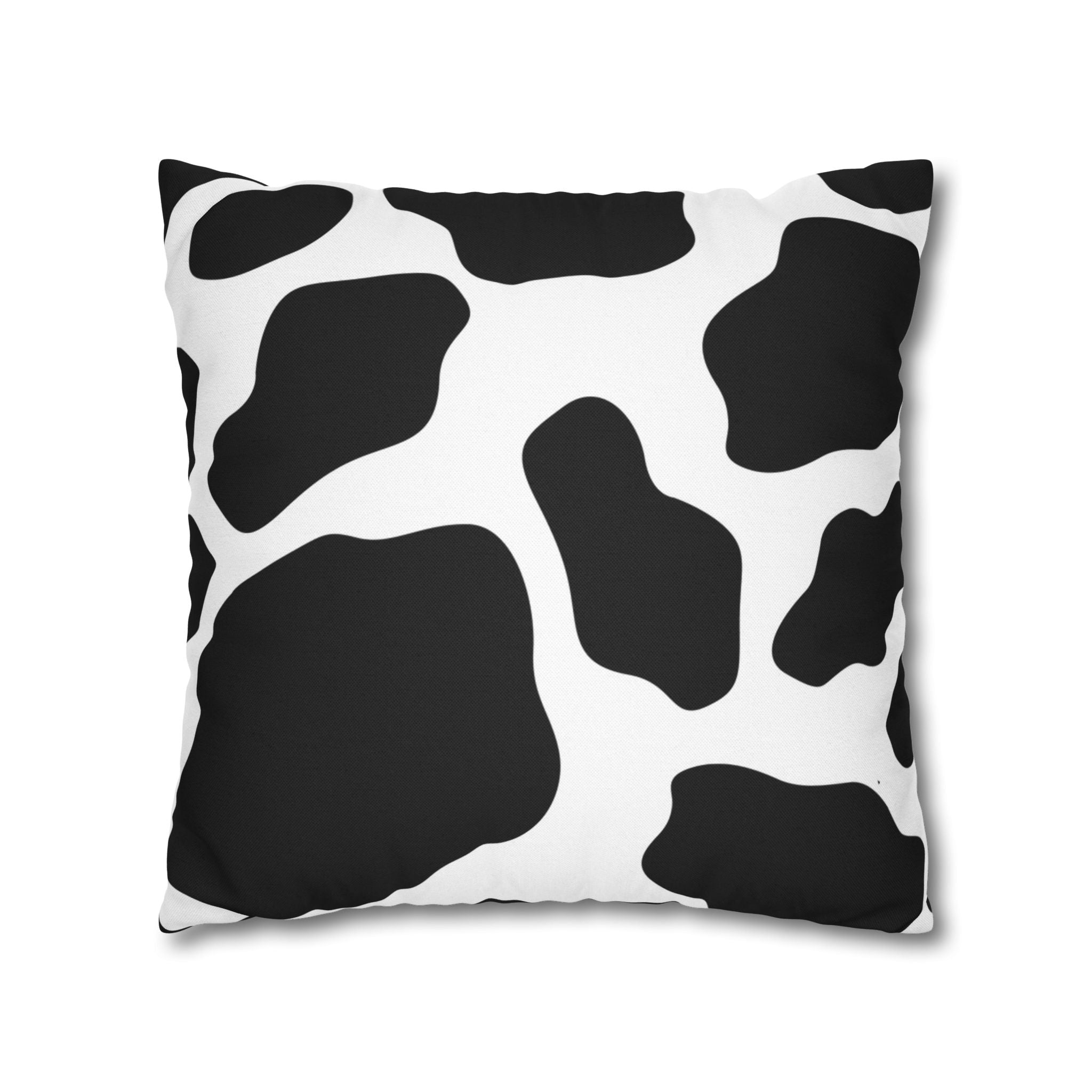 Black and White Cow Print Pillow, Artsulli - Art is Long, Life is Short, Home Decor, , , , , , , 