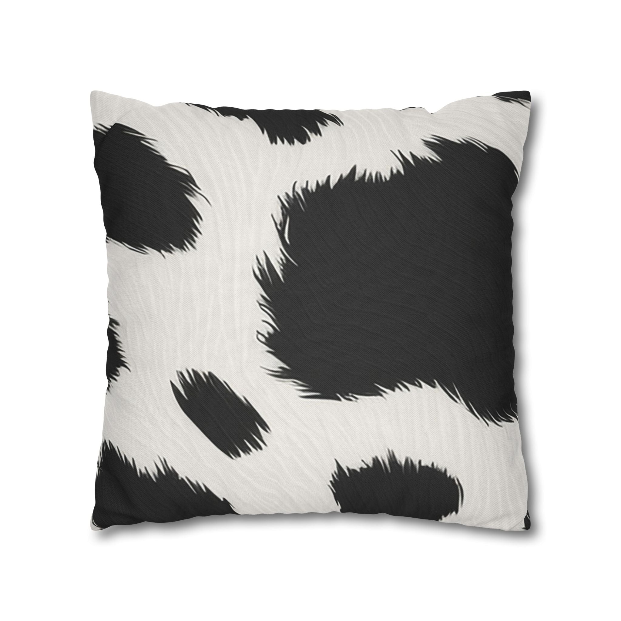Black and White Cow Print Throw Pillow, Artsulli - Art is Long, Life is Short, Home Decor, , , , , , , 