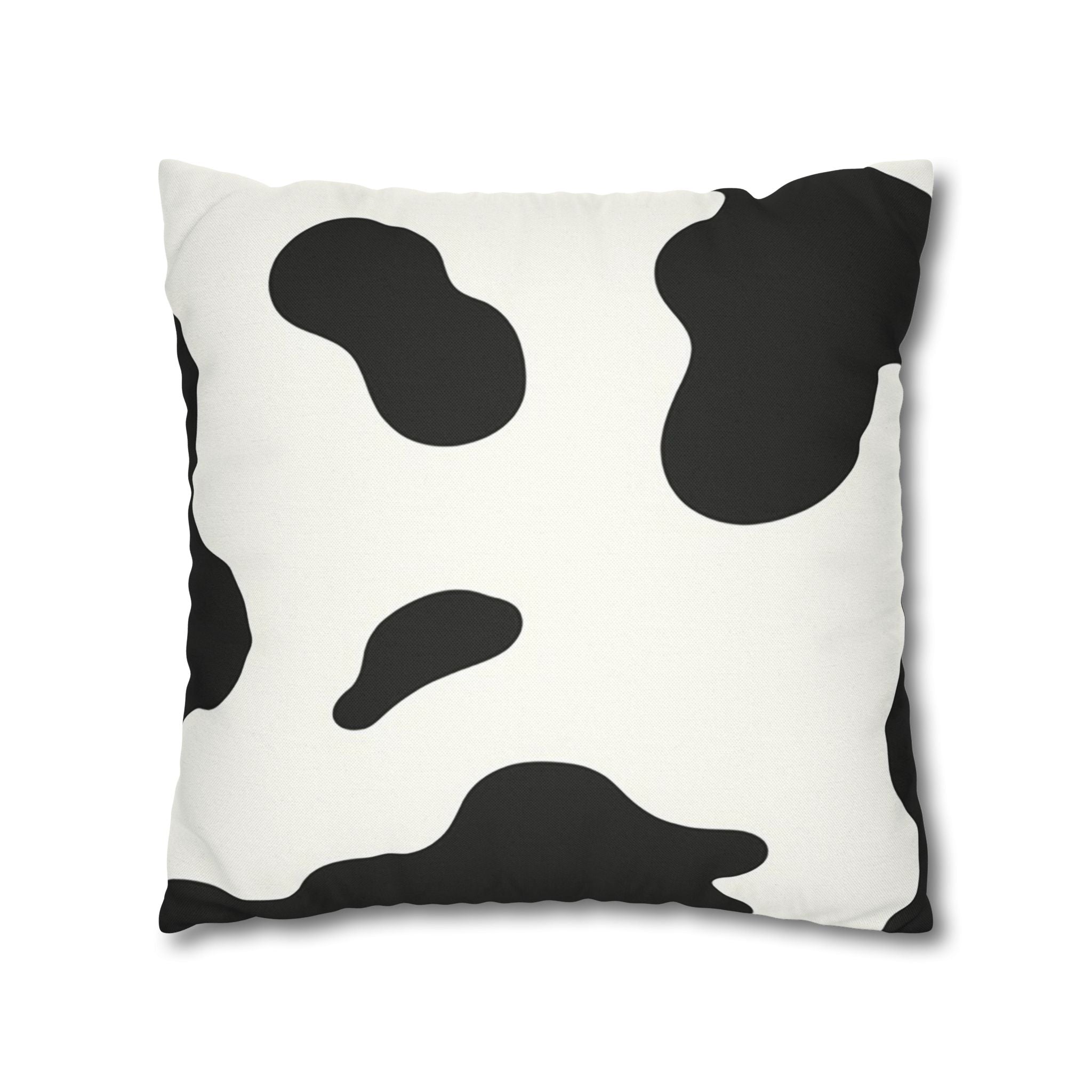 Black and White Cow Print Throw Pillow, Artsulli - Art is Long, Life is Short, Home Decor, , , , , , , 