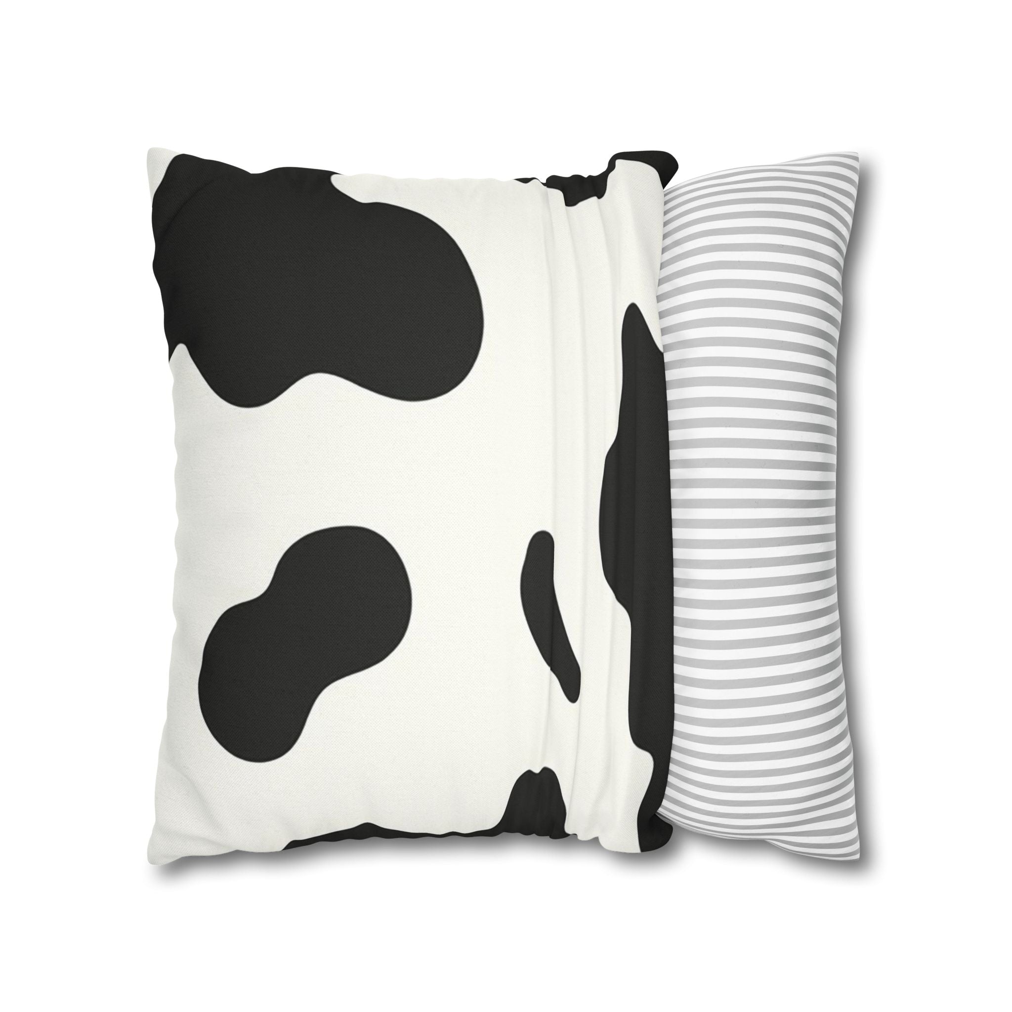 Black and White Cow Print Throw Pillow, Artsulli - Art is Long, Life is Short, Home Decor, , , , , , , 