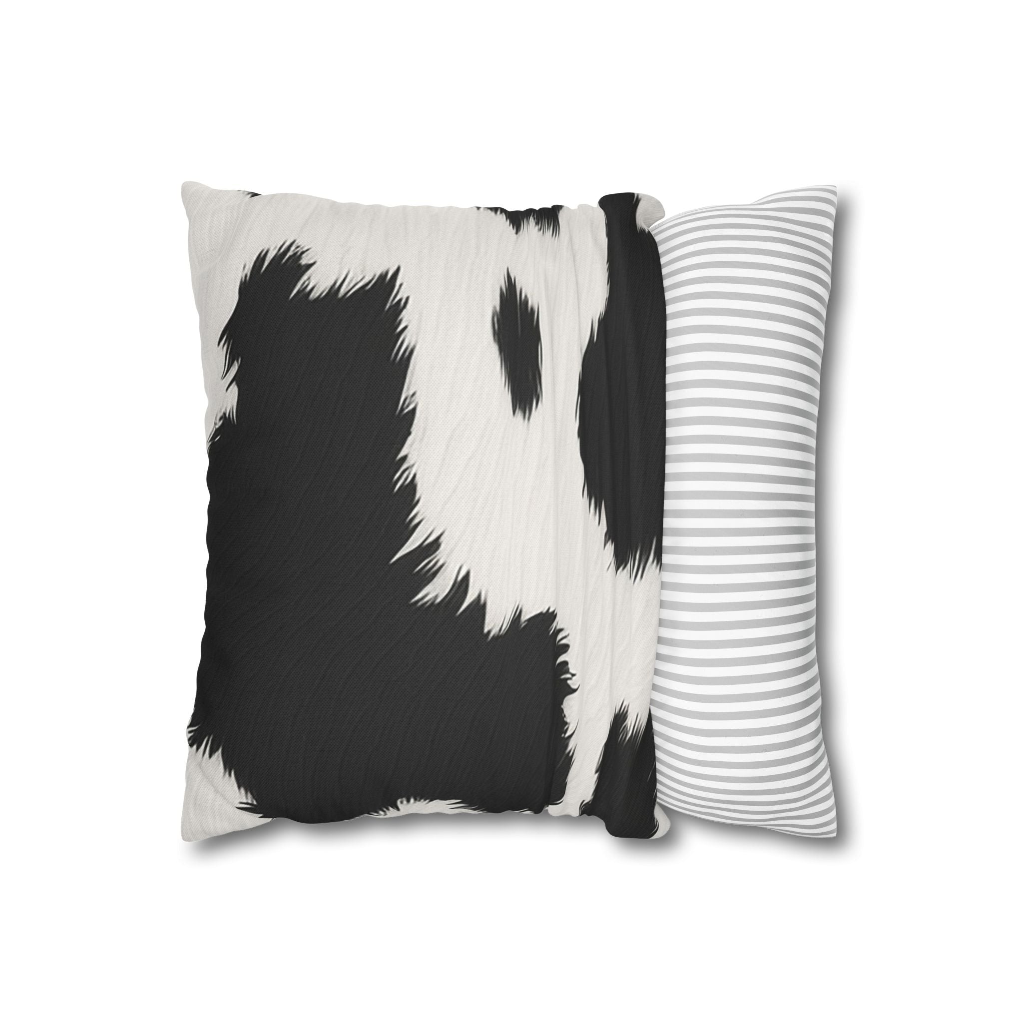 Black and White Cow Print Throw Pillow, Artsulli - Art is Long, Life is Short, Home Decor, , , , , , , 
