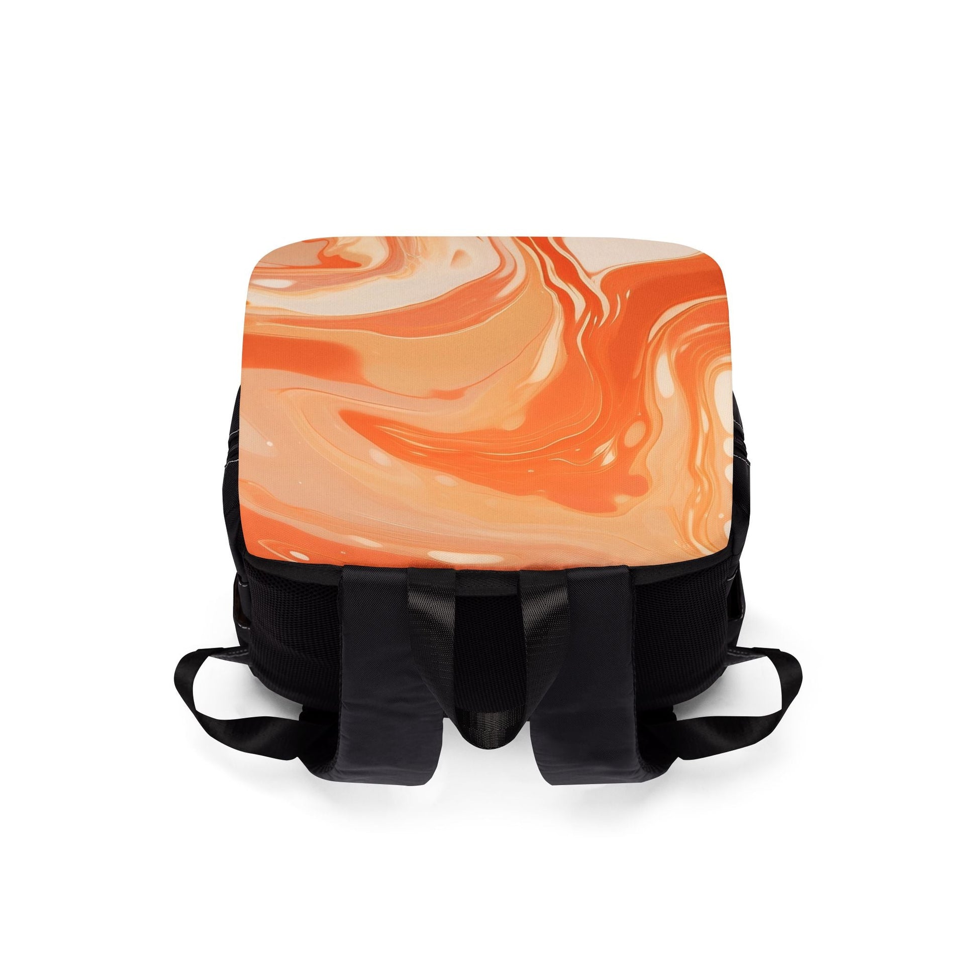 Black Backpack with Marbled Flap, Artsulli - Art is Long, Life is Short, Bags, , , , , , , 