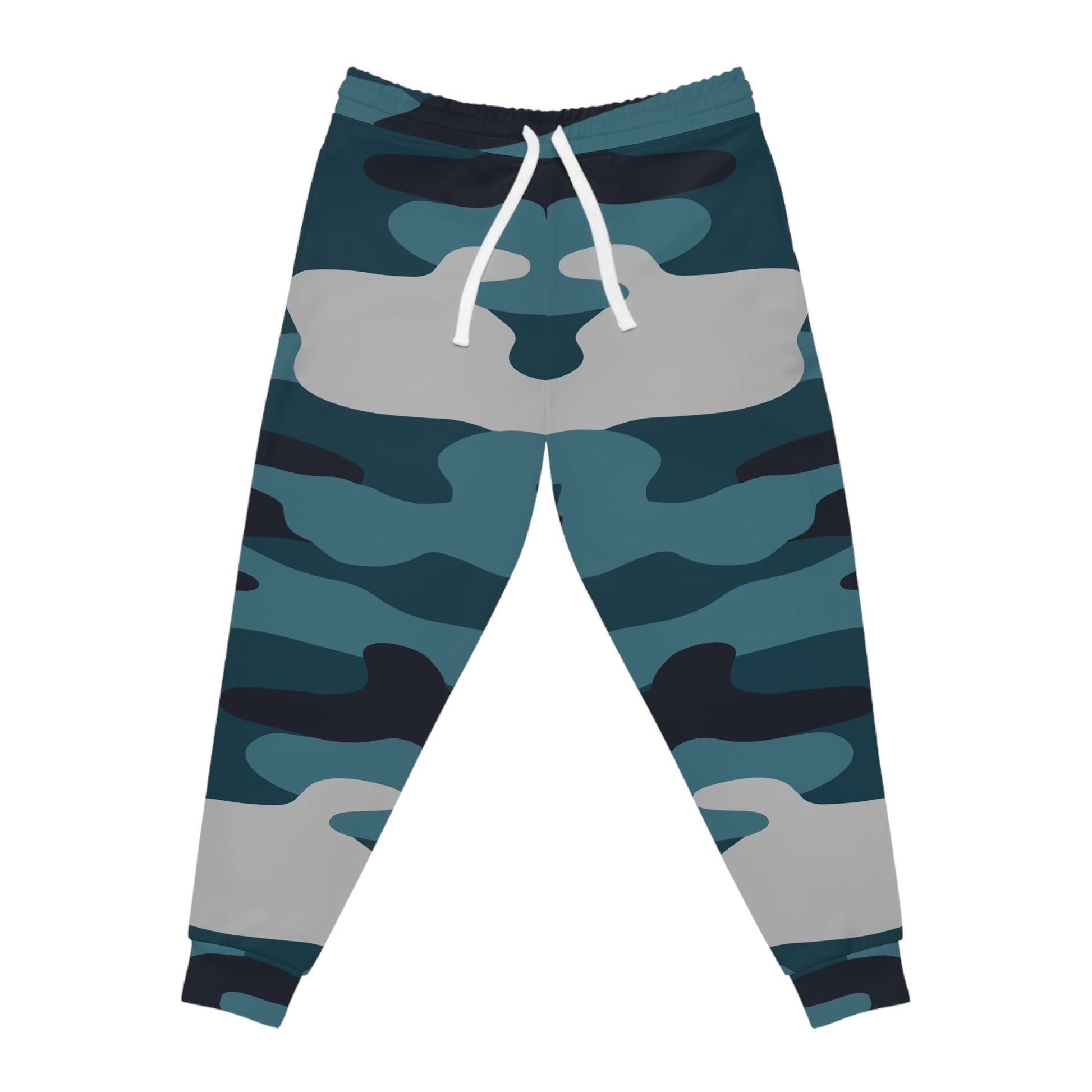 Printify Blue and Gray Camo Joggers 2025