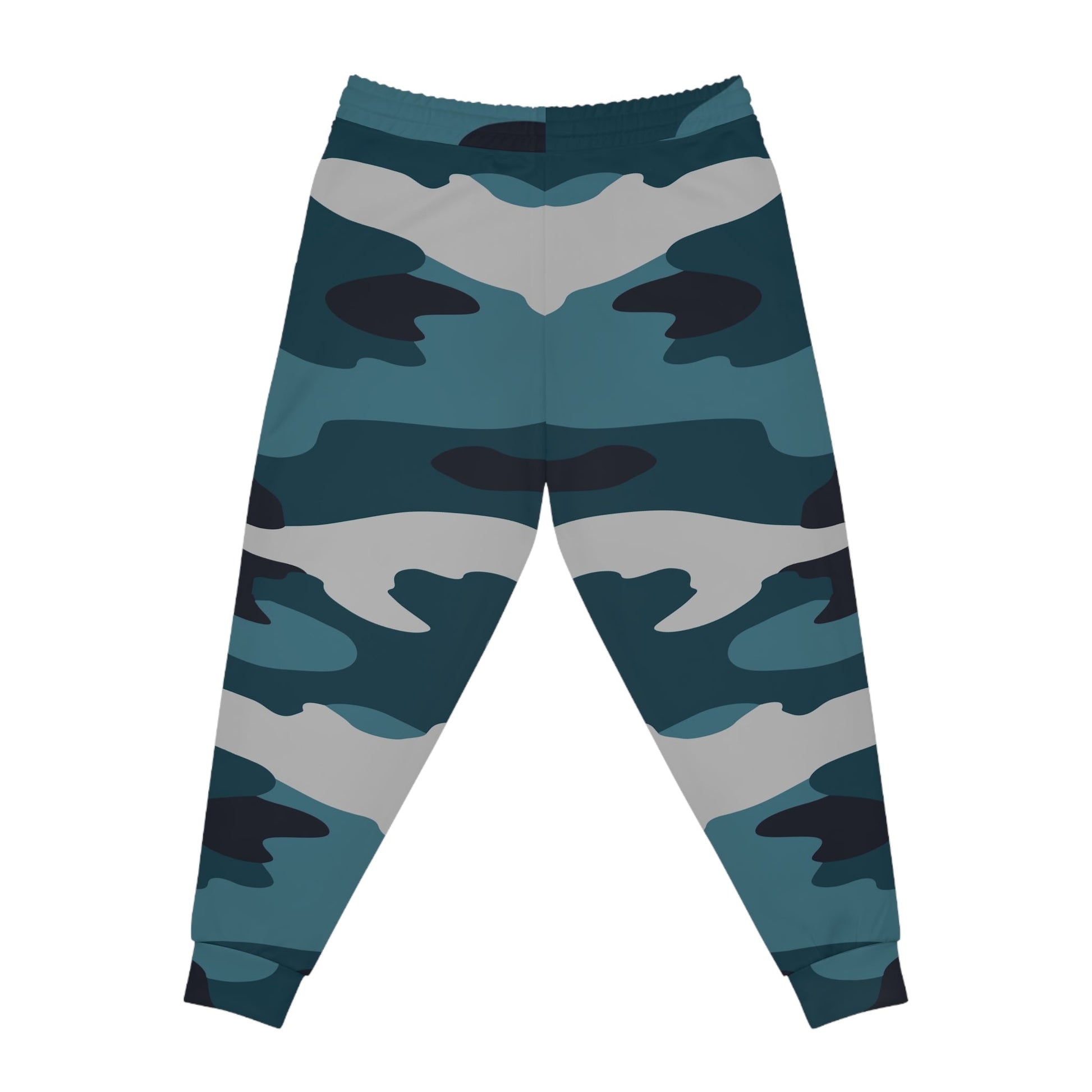 Printify Blue and Gray Camo Joggers 2025