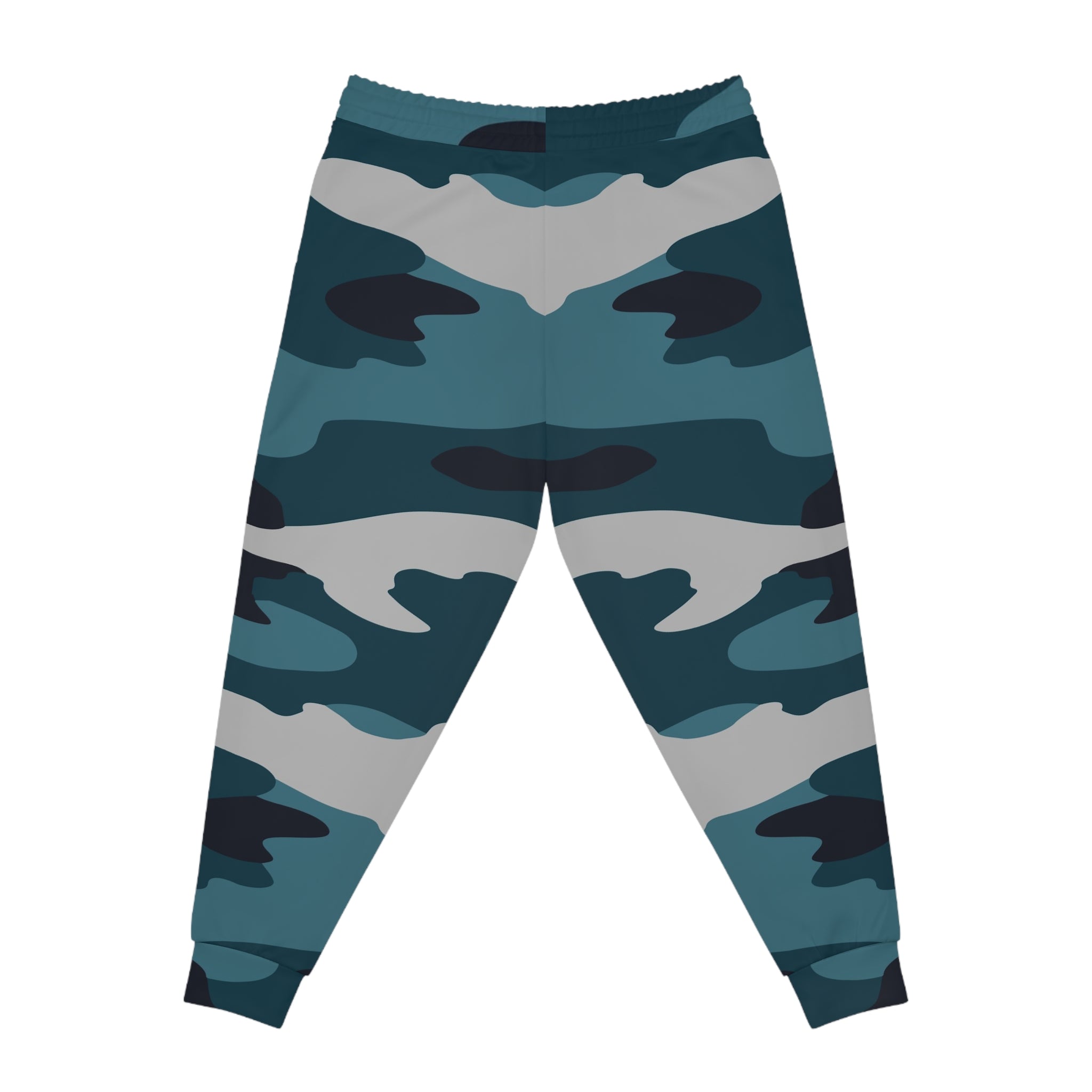 Printify Blue and Gray Camo Joggers 2025