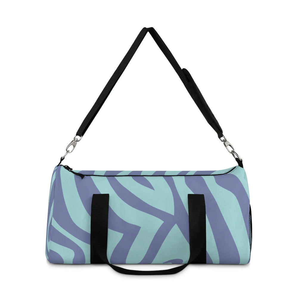 Blue and Purple Wave Custom-Printed Duffel Bag, Artsulli - Art is Long, Life is Short, Bags, , , , , , , 