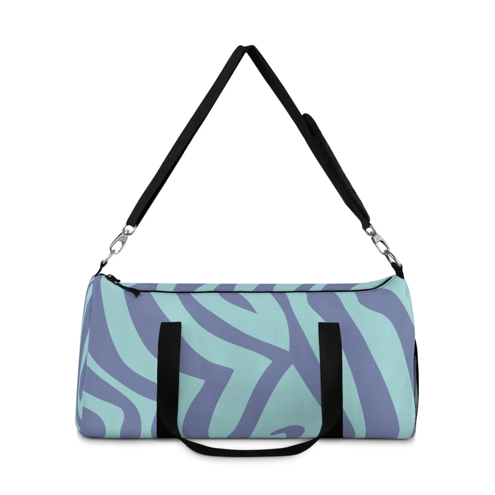 Blue and Purple Wave Custom-Printed Duffel Bag, Artsulli - Art is Long, Life is Short, Bags, , , , , , , 