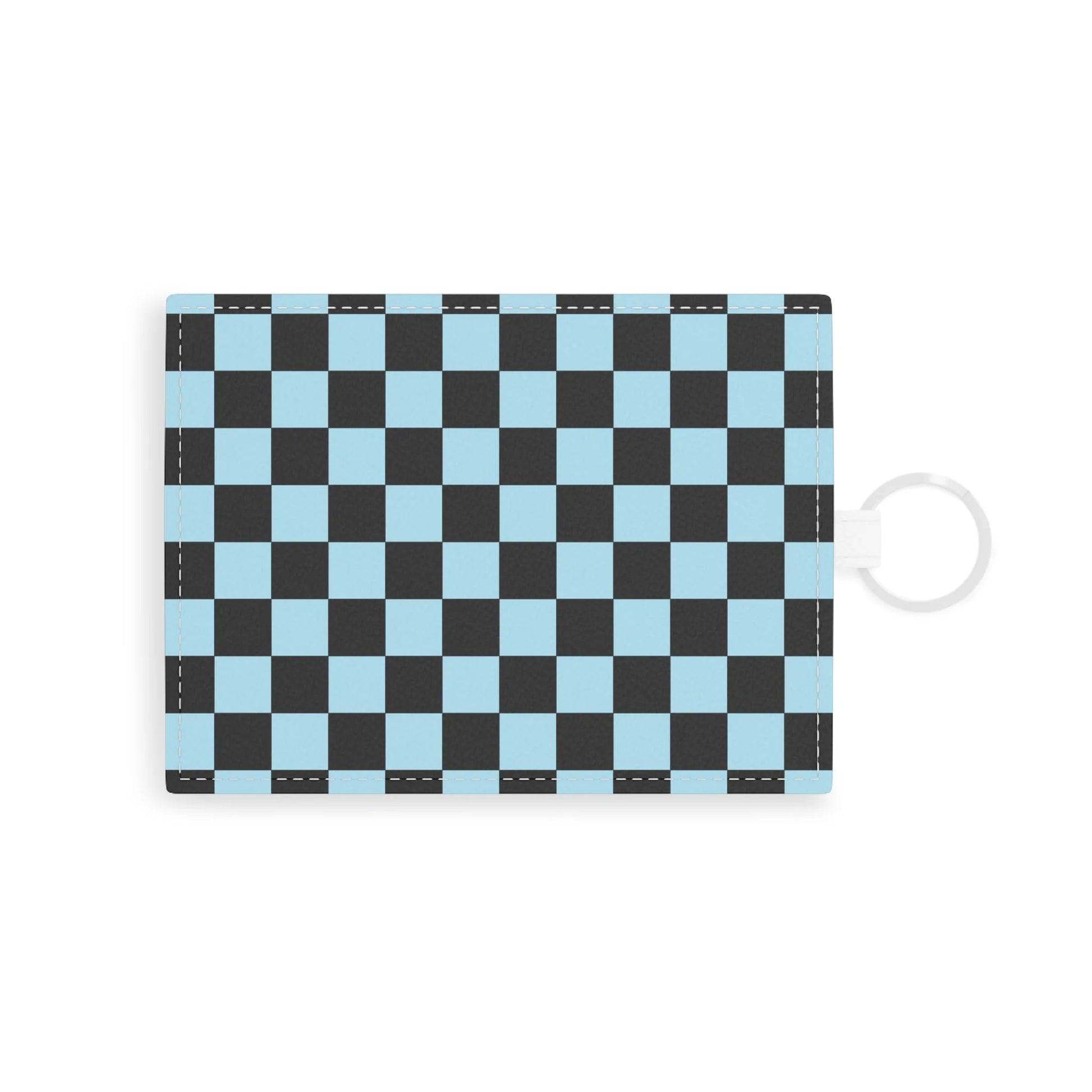 Blue Checkerboard Personalized Card Holder, Artsulli - Art is Long, Life is Short, Accessories, Size, One size, Color, White, , , 26741057835267759642