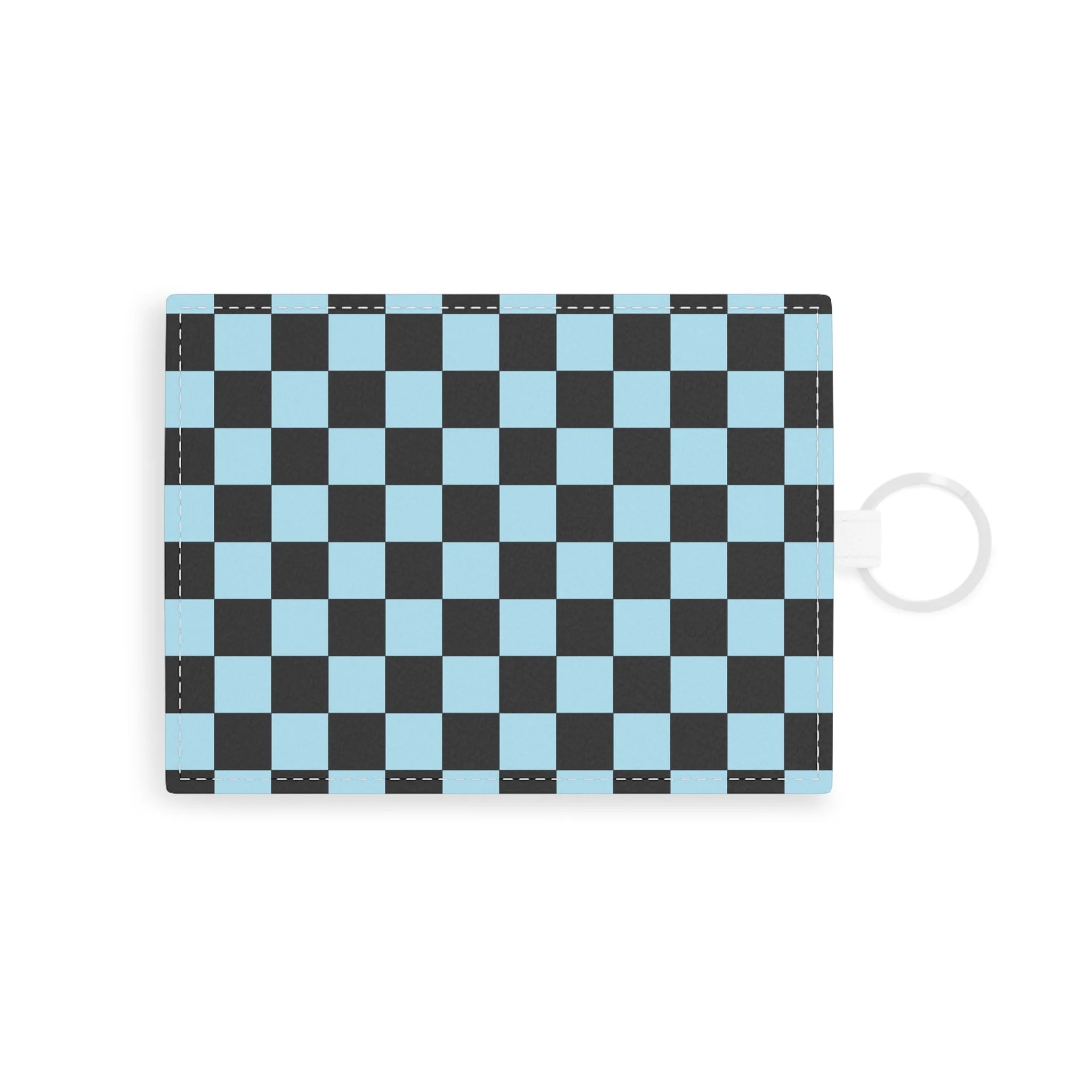 Blue Checkerboard Personalized Card Holder, Artsulli - Art is Long, Life is Short, Accessories, Size, One size, Color, White, , , 26741057835267759642