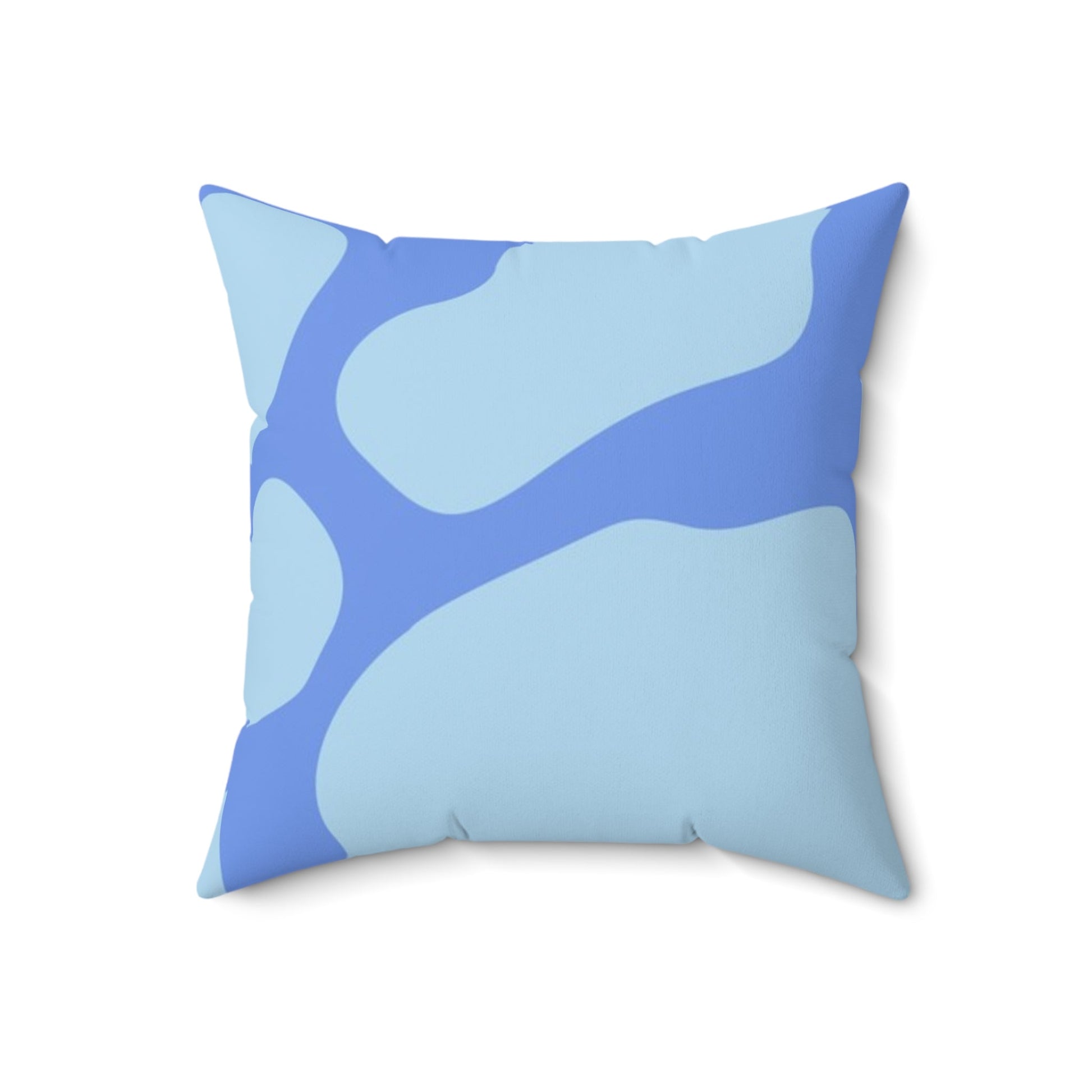 Blue Cow Print Throw Pillow, Artsulli - Art is Long, Life is Short, Home Decor, , , , , , , 