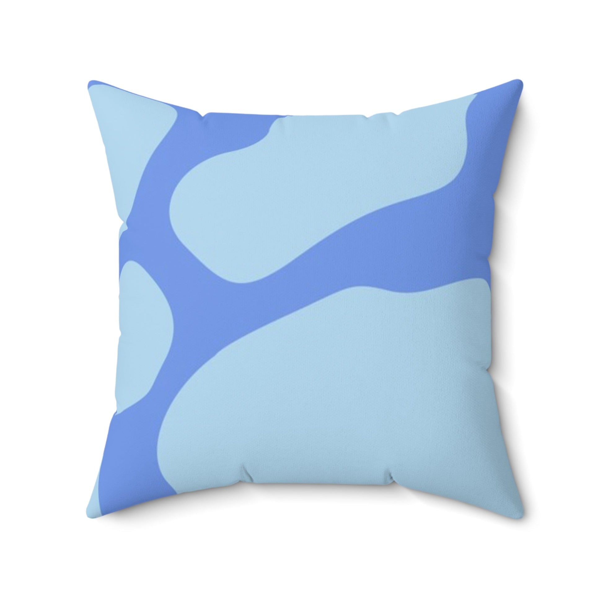 Blue Cow Print Throw Pillow, Artsulli - Art is Long, Life is Short, Home Decor, , , , , , , 