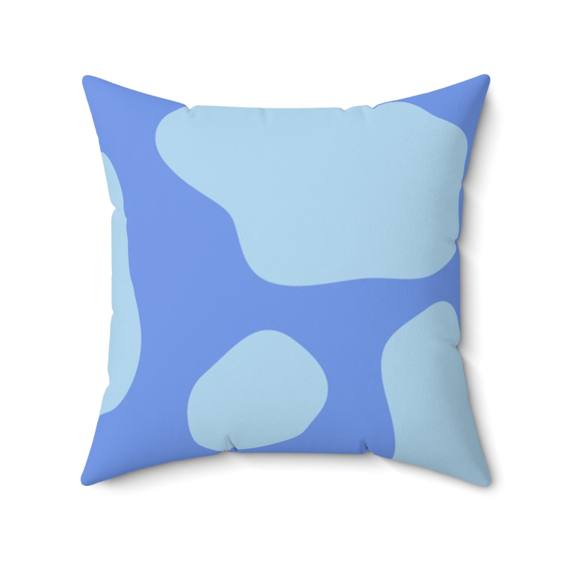 Blue Cow Print Throw Pillow, Artsulli - Art is Long, Life is Short, Home Decor, Size, 20" × 20", , , , , 58150951954566862716
