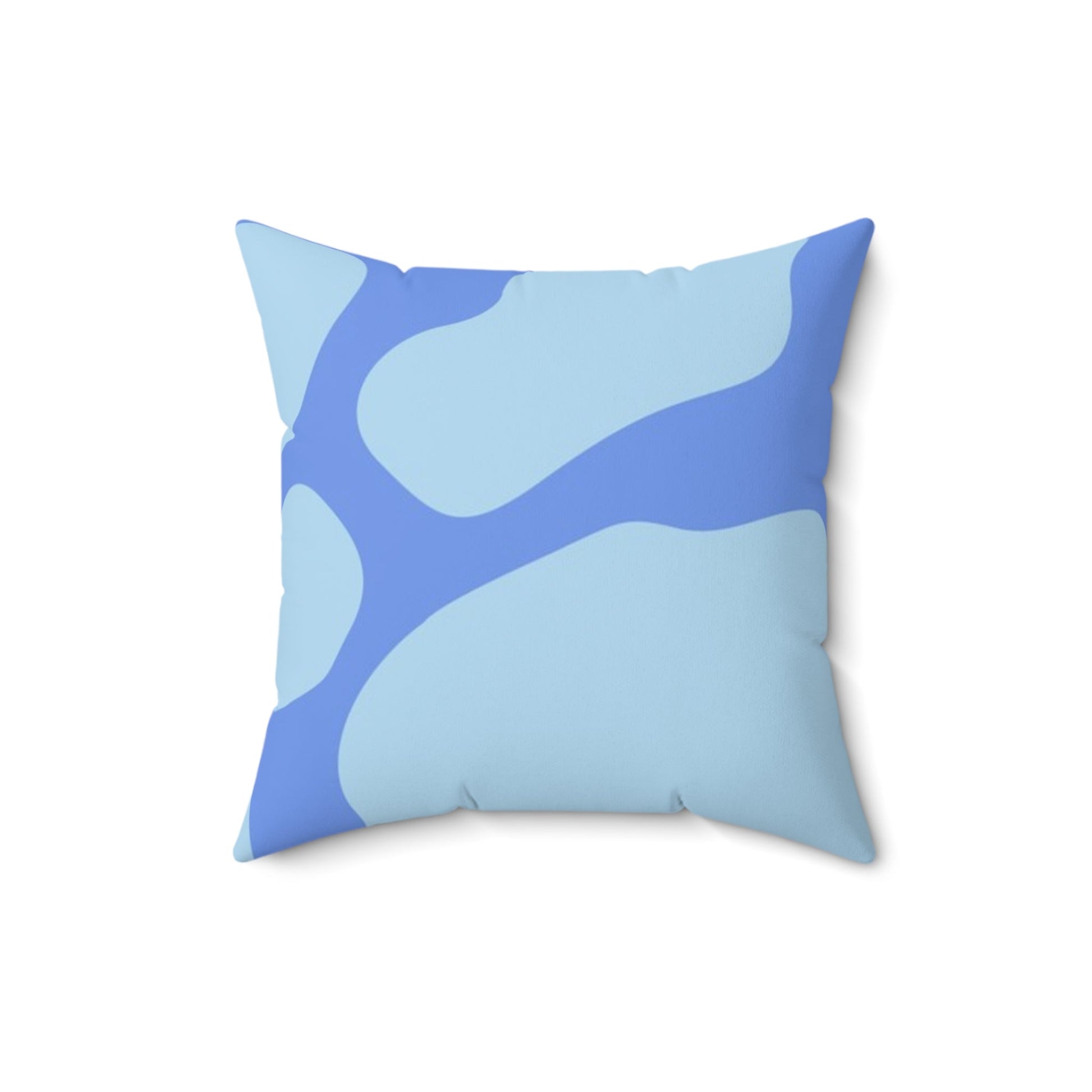 Blue Cow Print Throw Pillow, Artsulli - Art is Long, Life is Short, Home Decor, , , , , , , 
