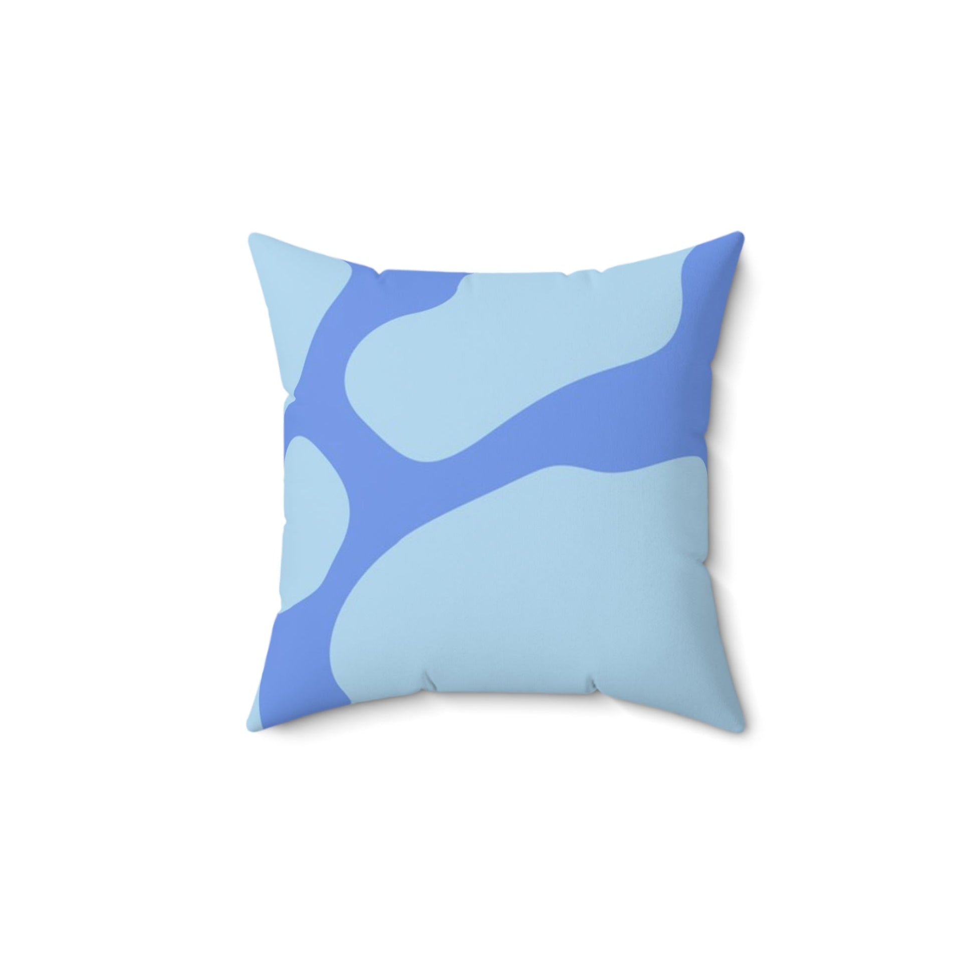 Blue Cow Print Throw Pillow, Artsulli - Art is Long, Life is Short, Home Decor, , , , , , , 