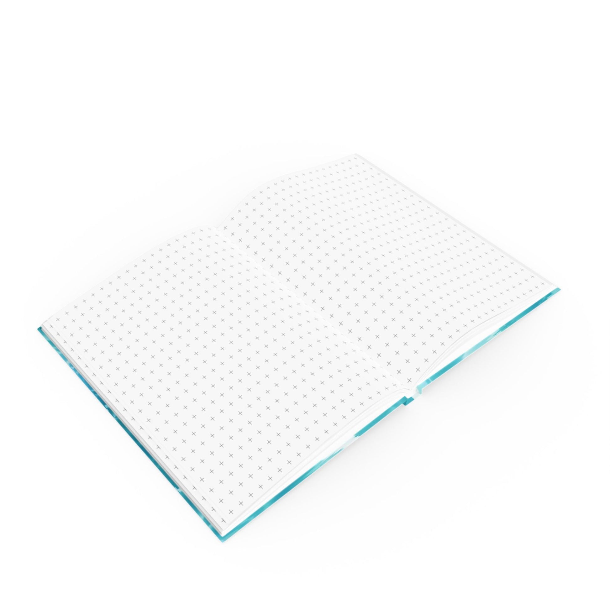Printify Blue Rippled Water Journal 2025