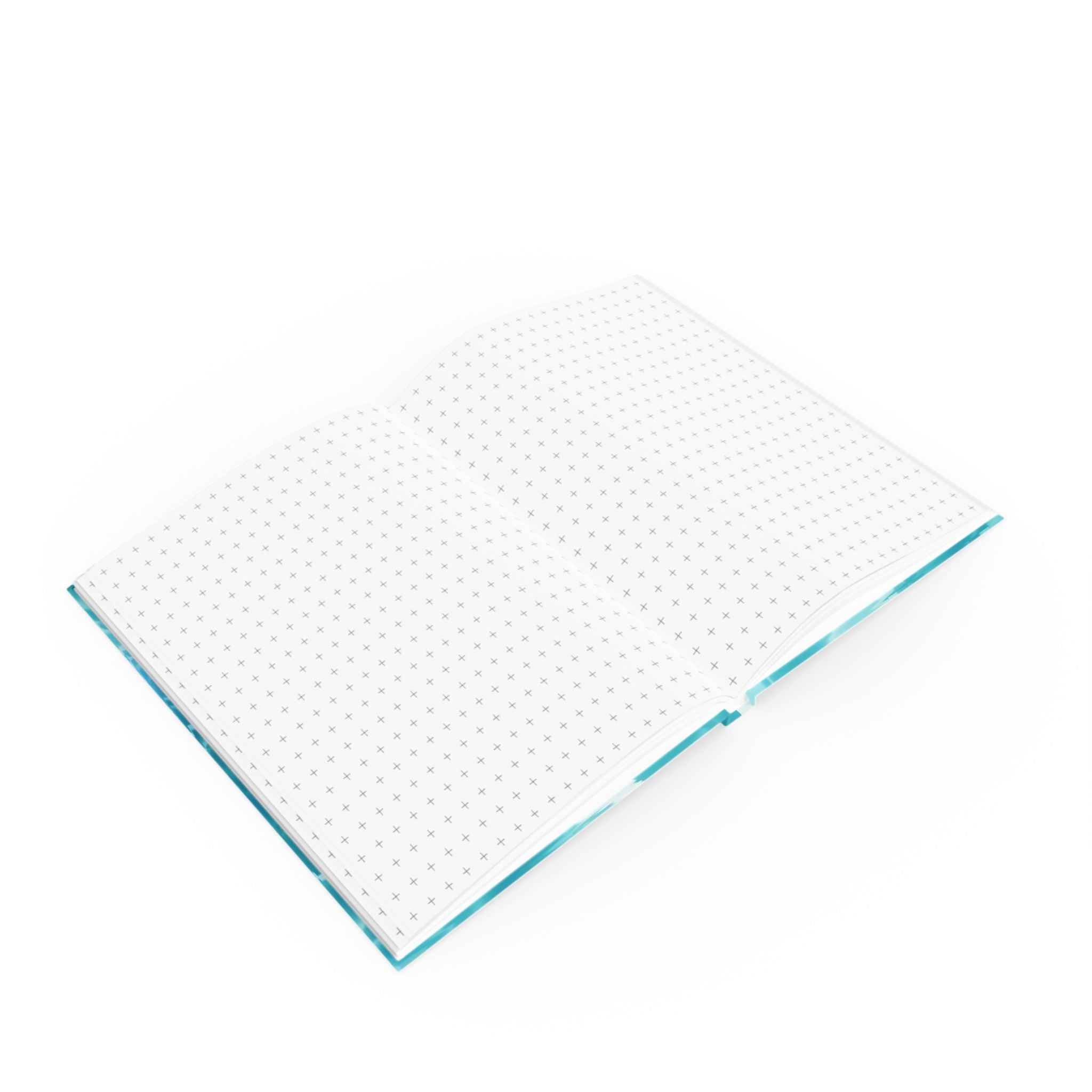 Printify Blue Rippled Water Journal 2025