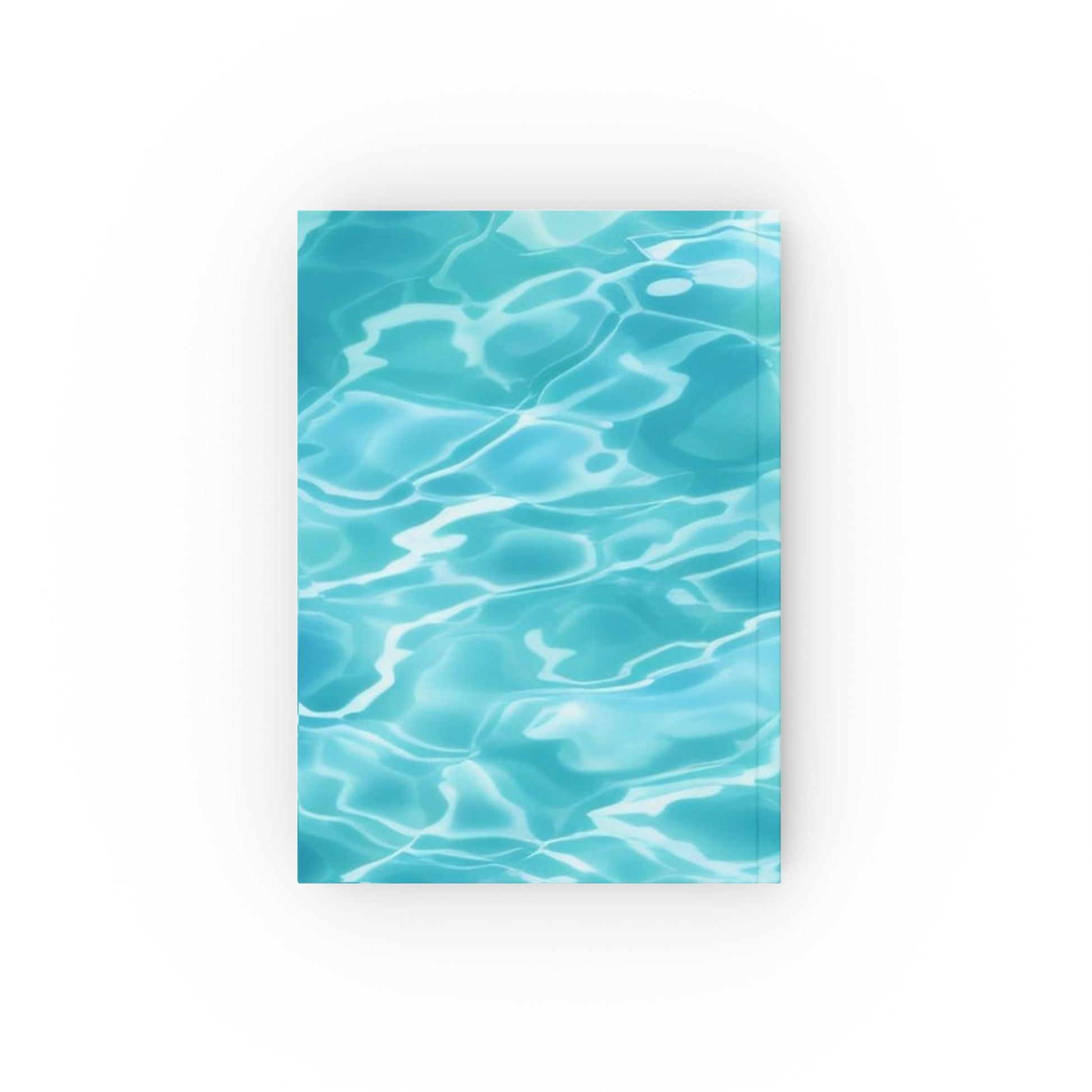 Printify Blue Rippled Water Journal 2025