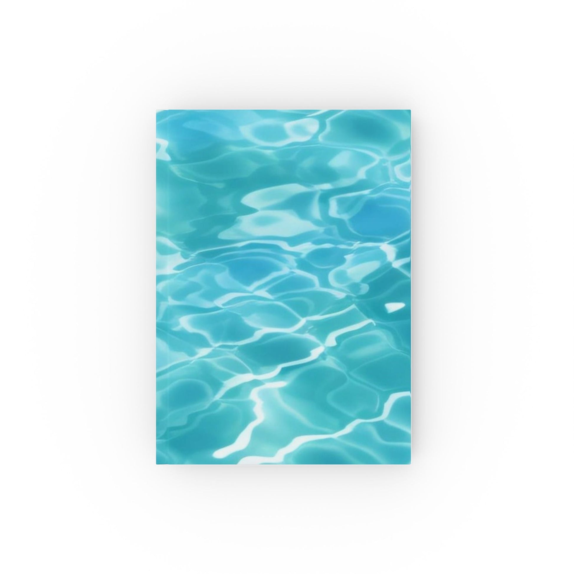 Printify Blue Rippled Water Journal 2025