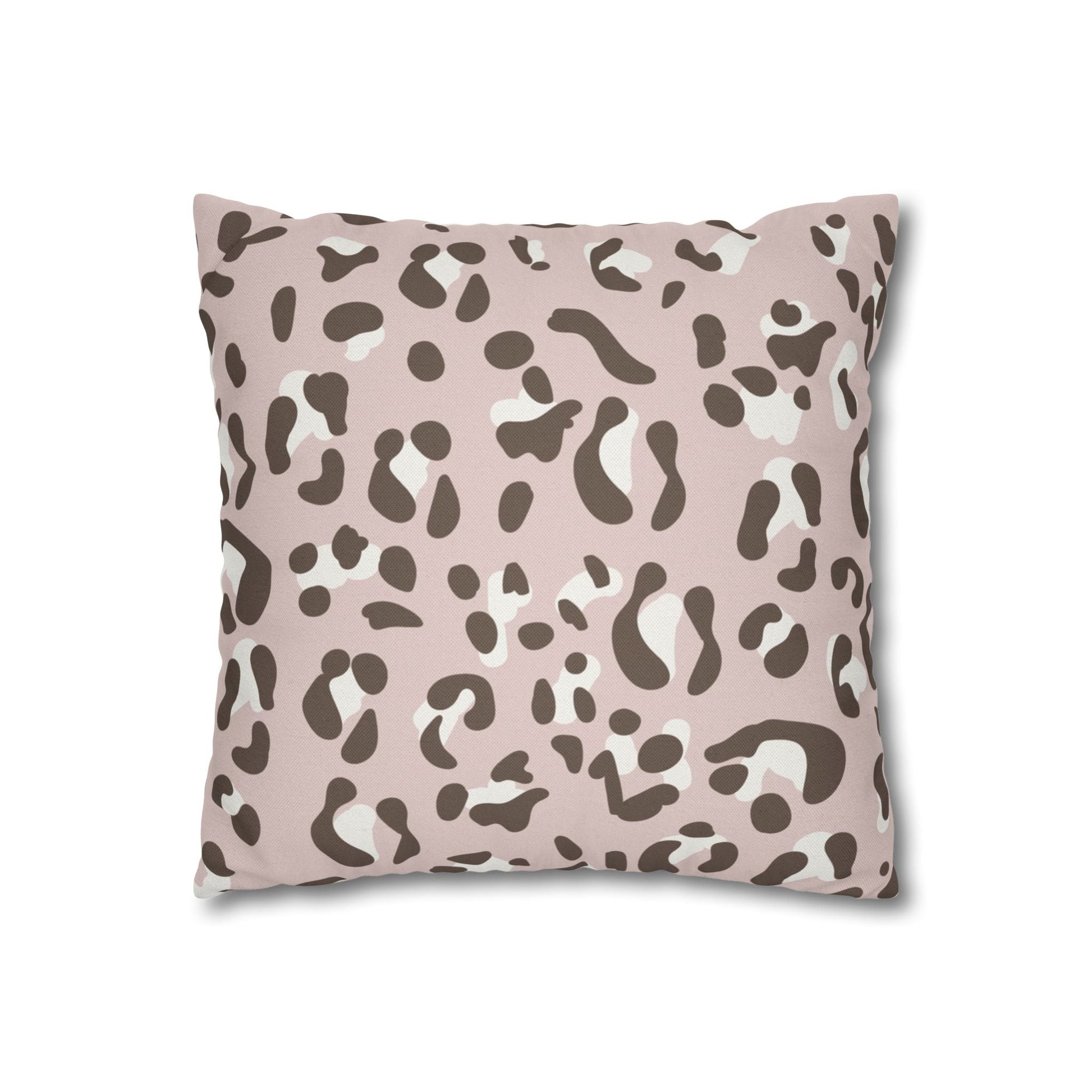 Blush Leopard Print Throw Pillow, Artsulli - Art is Long, Life is Short, Home Decor, , , , , , , 