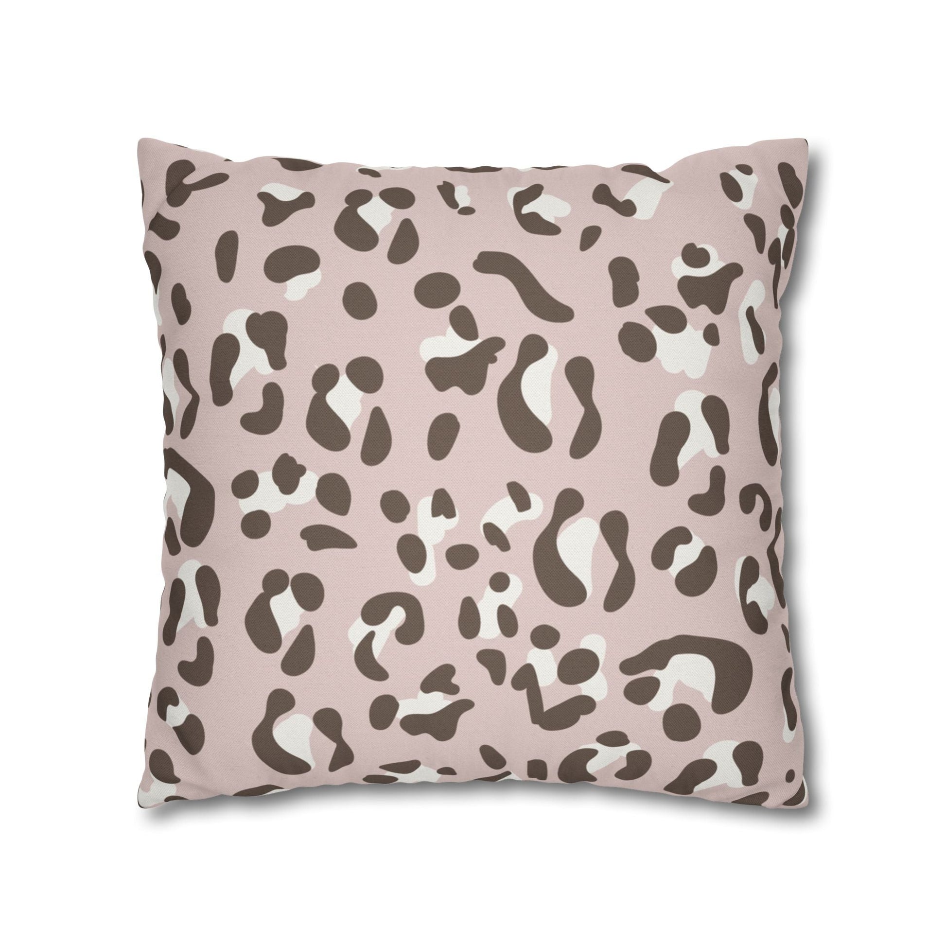 Blush Leopard Print Throw Pillow, Artsulli - Art is Long, Life is Short, Home Decor, , , , , , , 