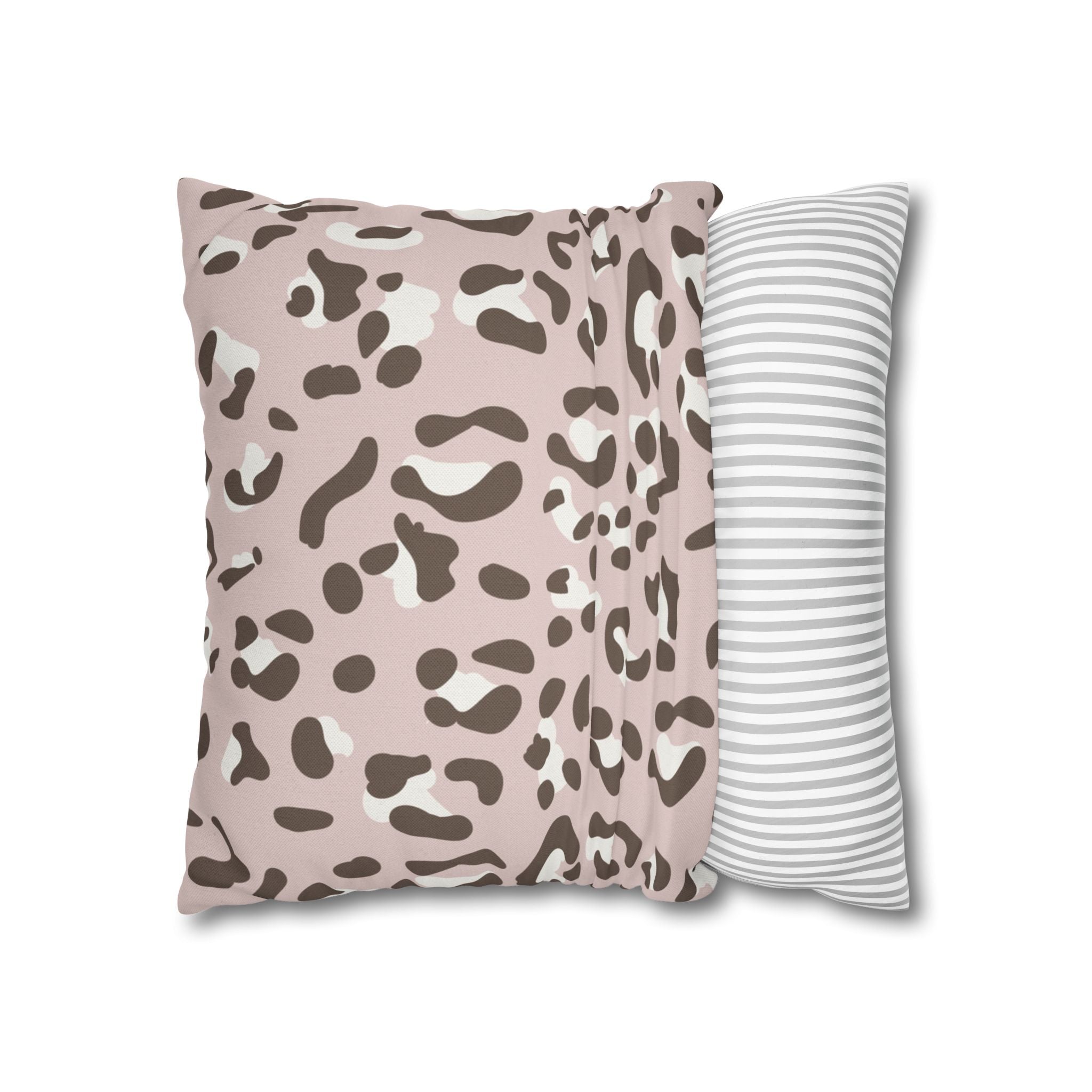 Blush Leopard Print Throw Pillow, Artsulli - Art is Long, Life is Short, Home Decor, , , , , , , 