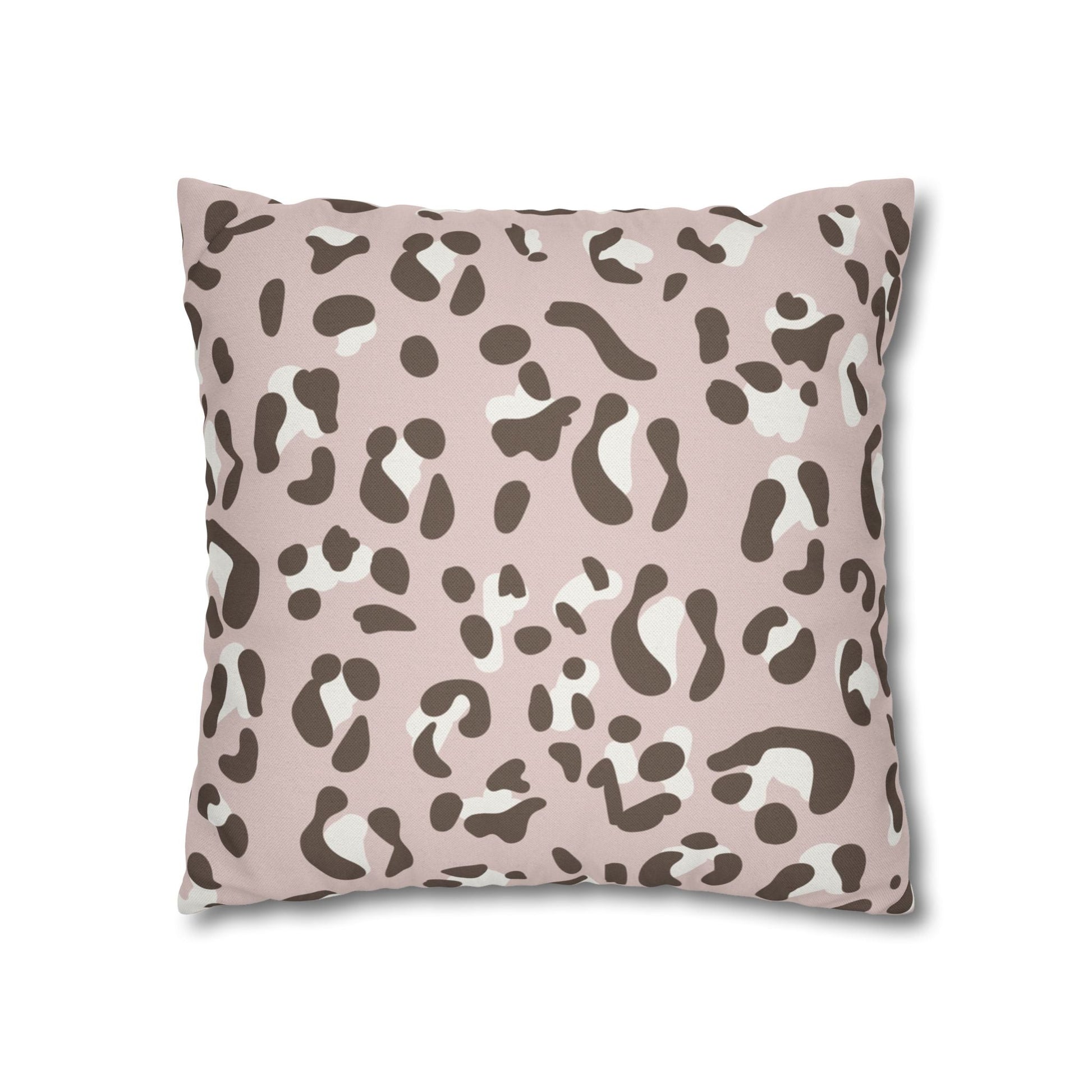 Blush Leopard Print Throw Pillow, Artsulli - Art is Long, Life is Short, Home Decor, , , , , , , 