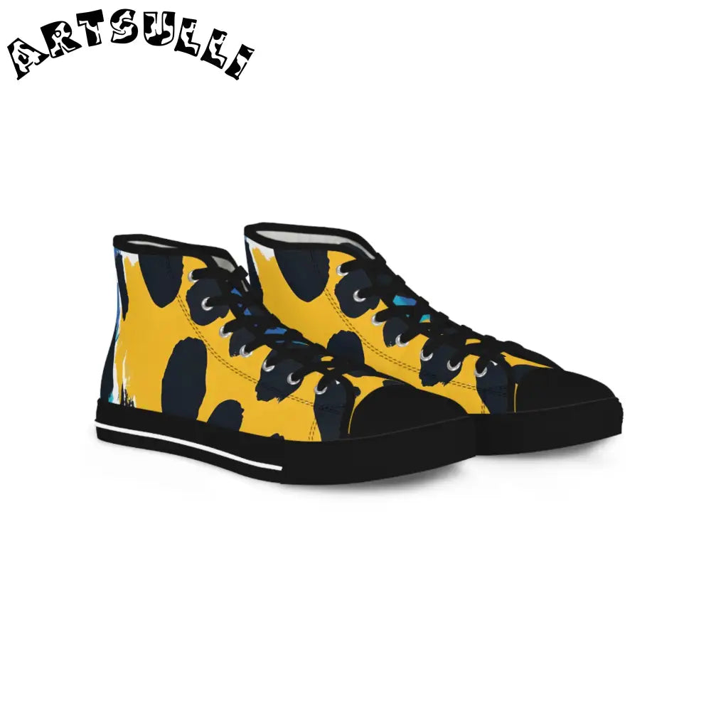 JAKKOUTTHEBXX Breathable Polyester Canvas Leopard Print High Tops 2025
