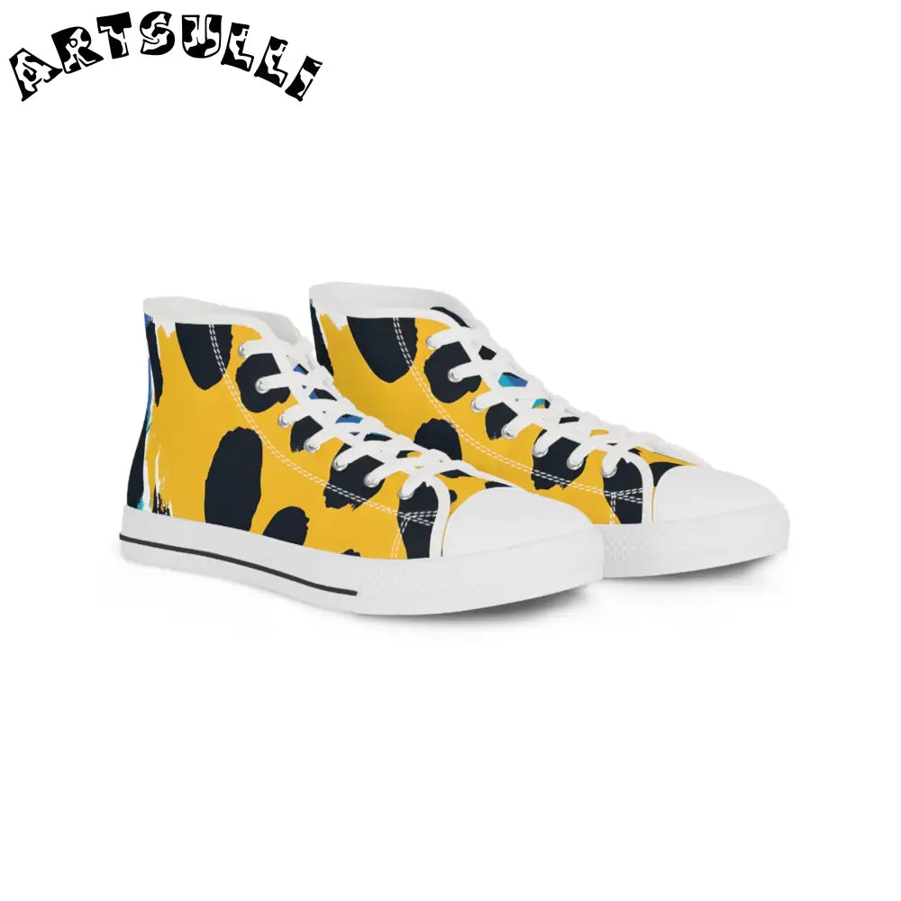 JAKKOUTTHEBXX Breathable Polyester Canvas Leopard Print High Tops 2025
