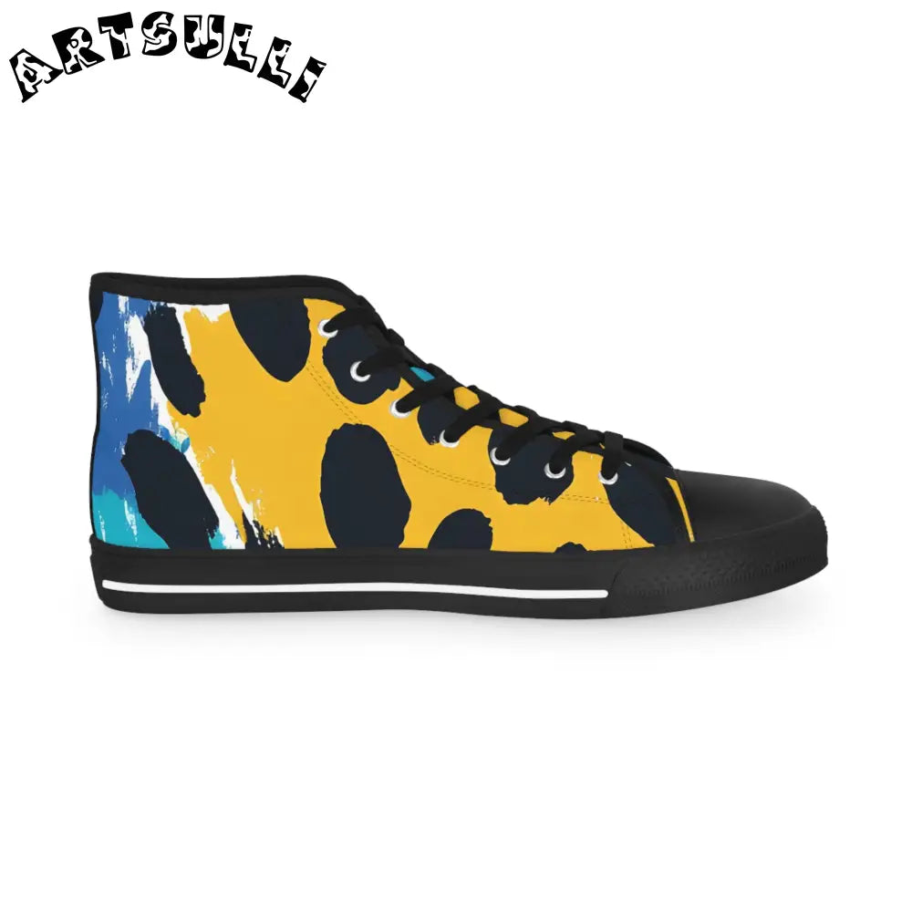 JAKKOUTTHEBXX Breathable Polyester Canvas Leopard Print High Tops 2025