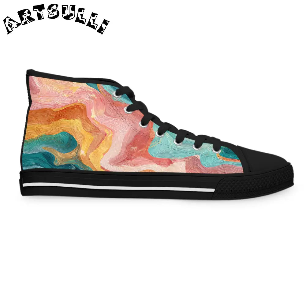 JAKKOUTTHEBXX Breathable Polyester Canvas Womens High Tops 2025