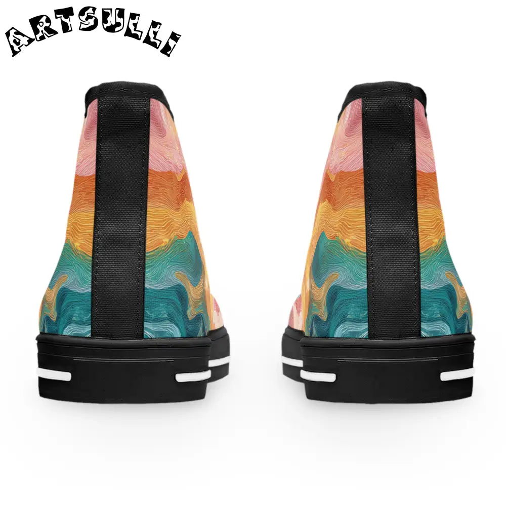 JAKKOUTTHEBXX Breathable Polyester Canvas Womens High Tops 2025
