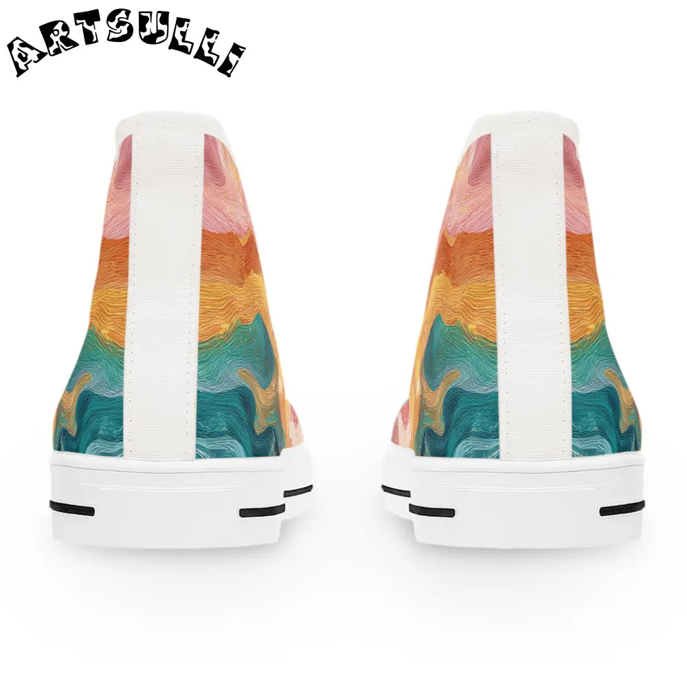 JAKKOUTTHEBXX Breathable Polyester Canvas Womens High Tops 2025