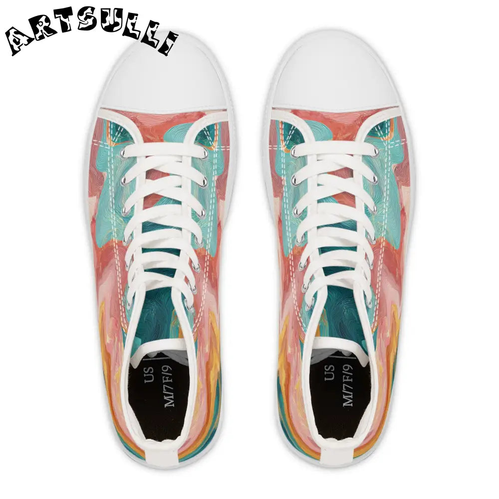 JAKKOUTTHEBXX Breathable Polyester Canvas Womens High Tops 2025