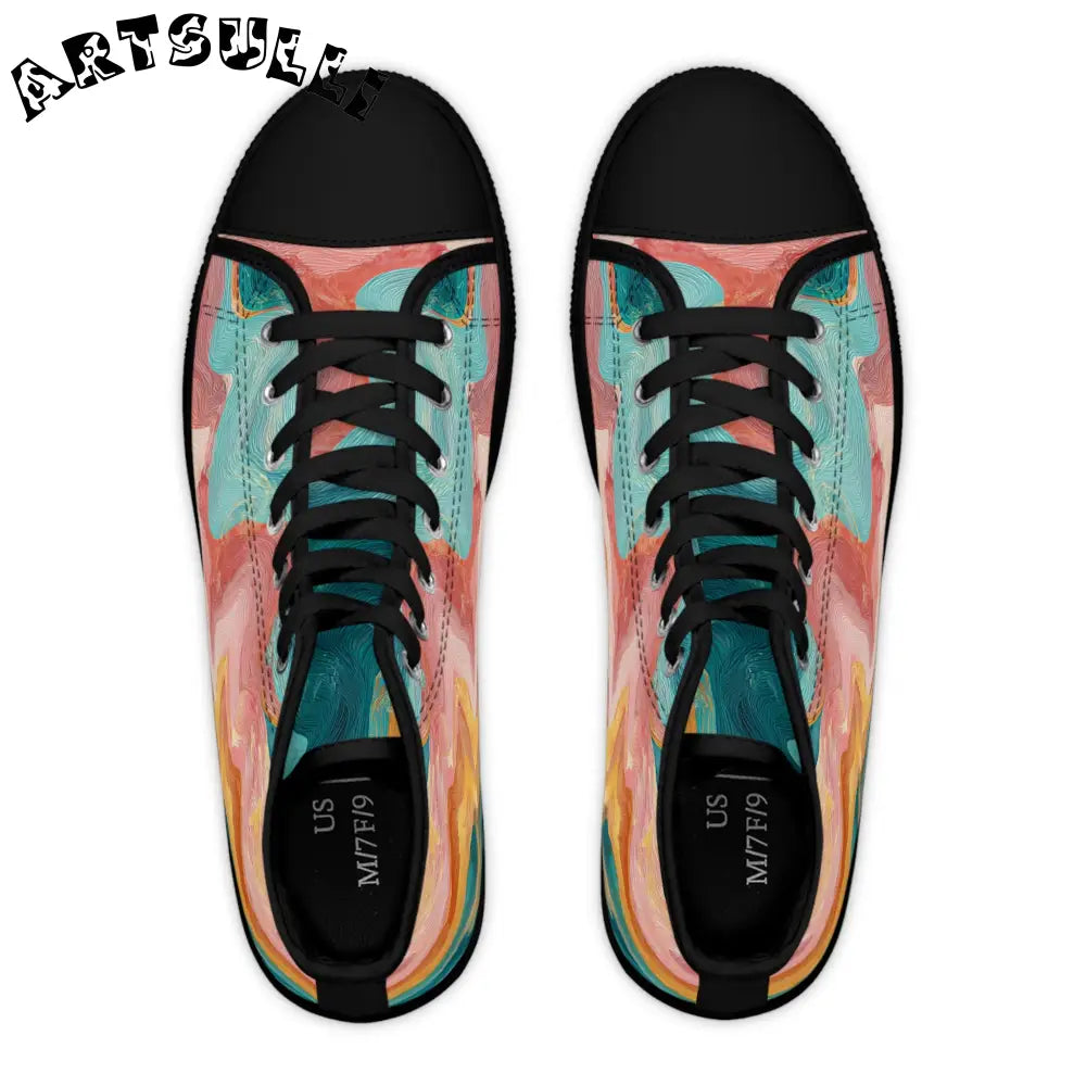 JAKKOUTTHEBXX Breathable Polyester Canvas Womens High Tops 2025