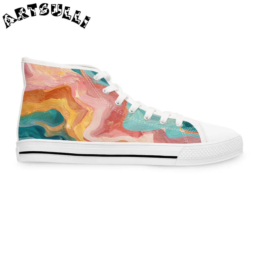 JAKKOUTTHEBXX Breathable Polyester Canvas Womens High Tops 2025