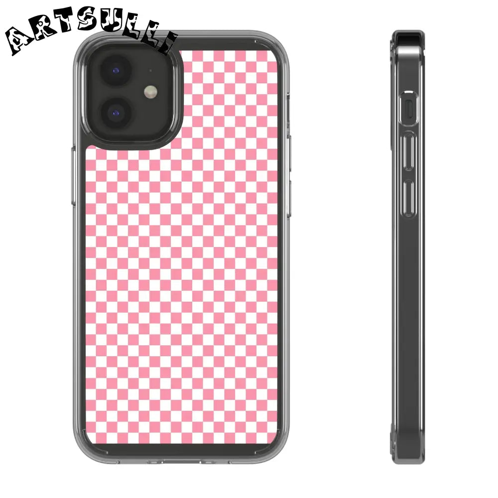 Brigandine Checkered Scene Clear Cases, Artsulli - Art is Long, Life is Short, Phone Case, Size, iPhone 12 Mini, Surface, Without gift packaging, , , 21892573901244109634