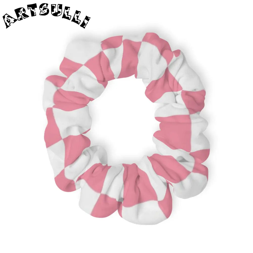 Brigandine Checkered Scene Scrunchie, Artsulli - Art is Long, Life is Short, Accessories, Size, 4'' × 4'', , , , , 20153116614956150015